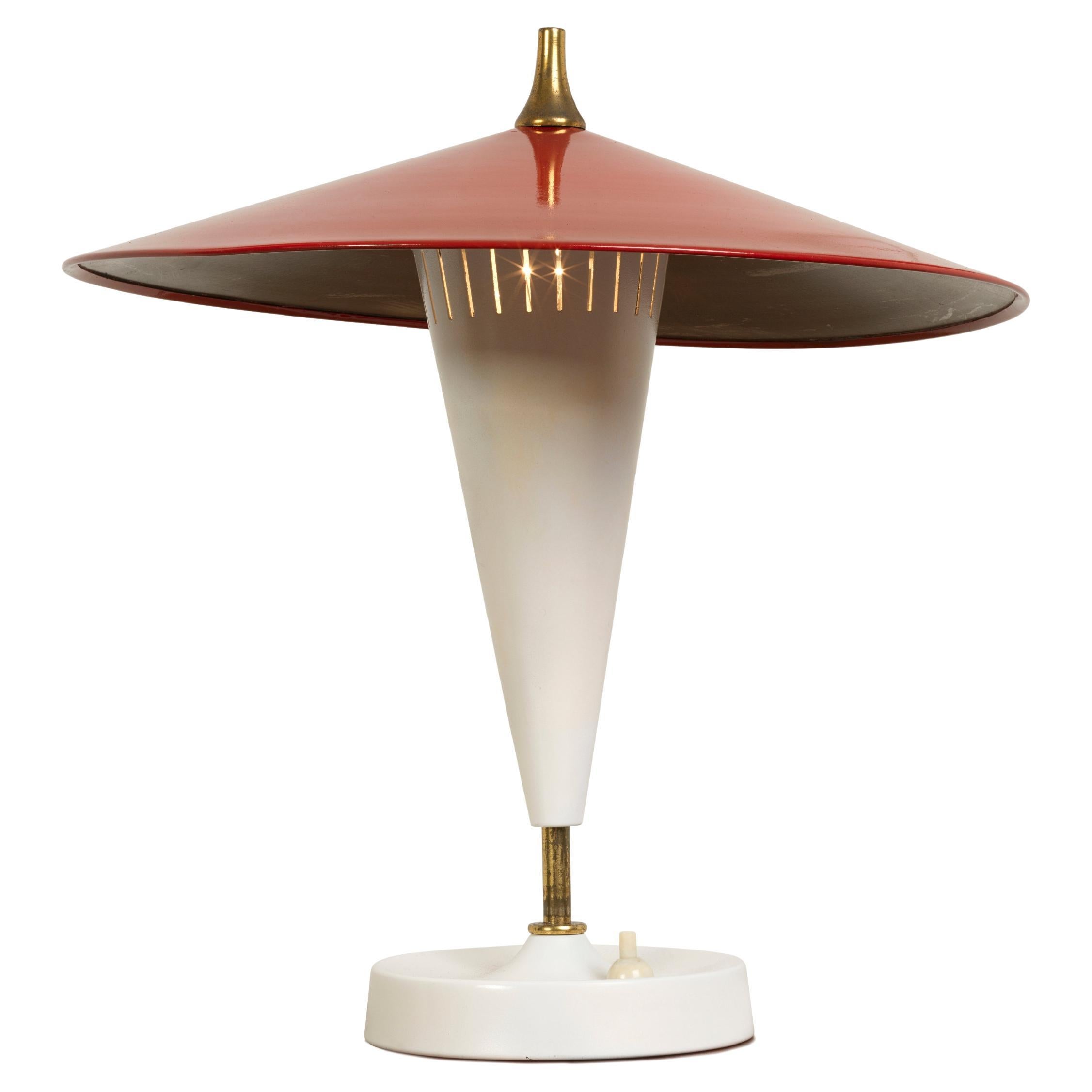 VEB Leuchtenbau Model "7204" Table Lamp, Germany 1950s For Sale