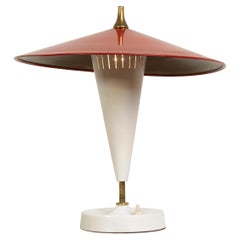 Vintage VEB Leuchtenbau Model "7204" Table Lamp, Germany 1950s