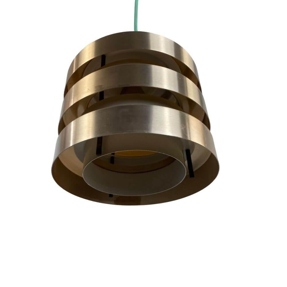 Metallo VEB Metalldrucker Halle - Lampada da soffitto in metallo - 1970 - in vendita