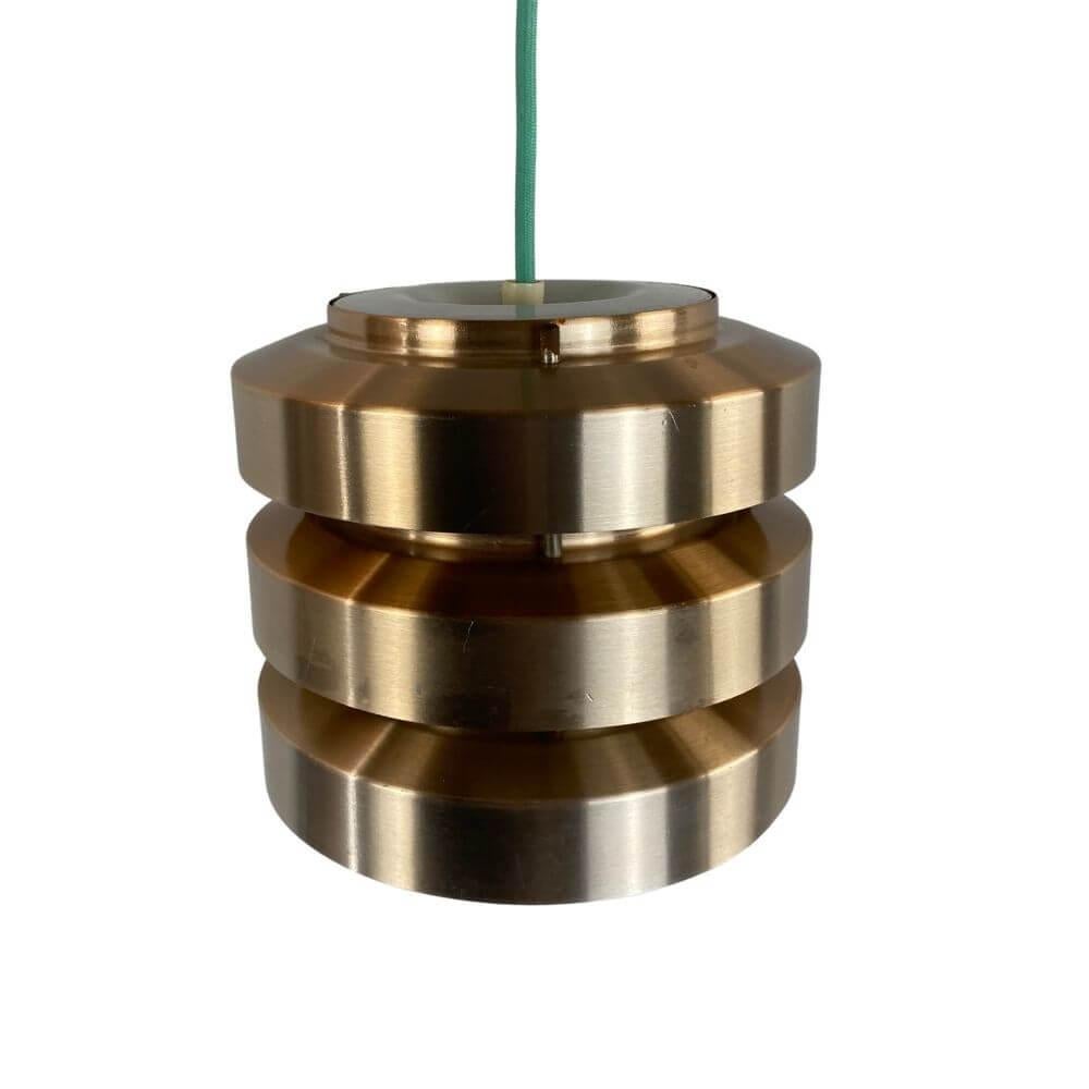 VEB Metalldrucker Halle - Metal Ceiling Lamp - 1970 - For Sale 2