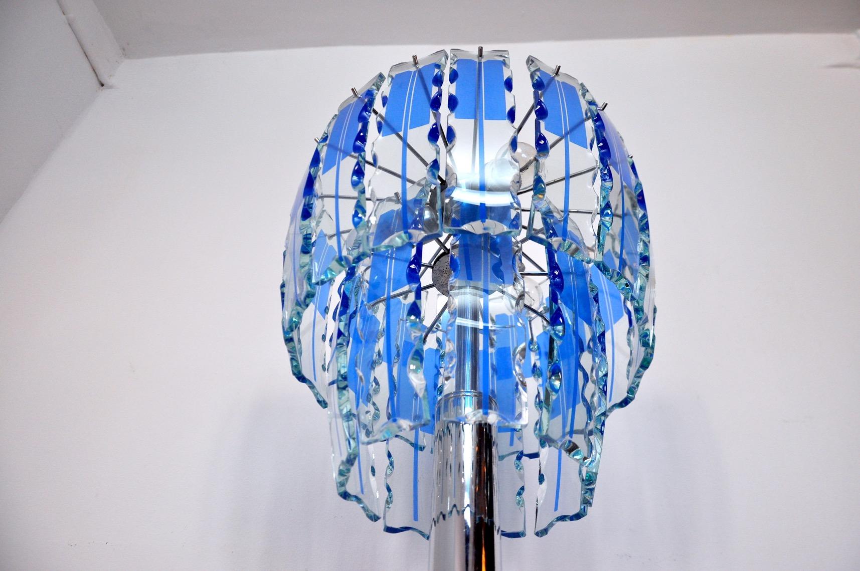 Veca Floor Lamp in Murano Glass Italy 1970 2