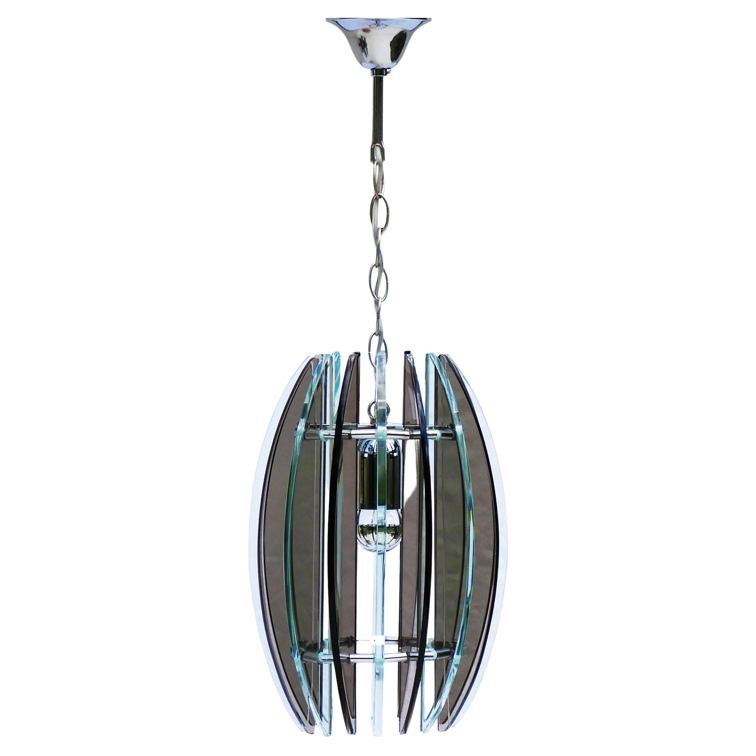 Mid-Century Modern Lampe à suspension italienne du milieu du siècle dernier, Veca C1970  en vente