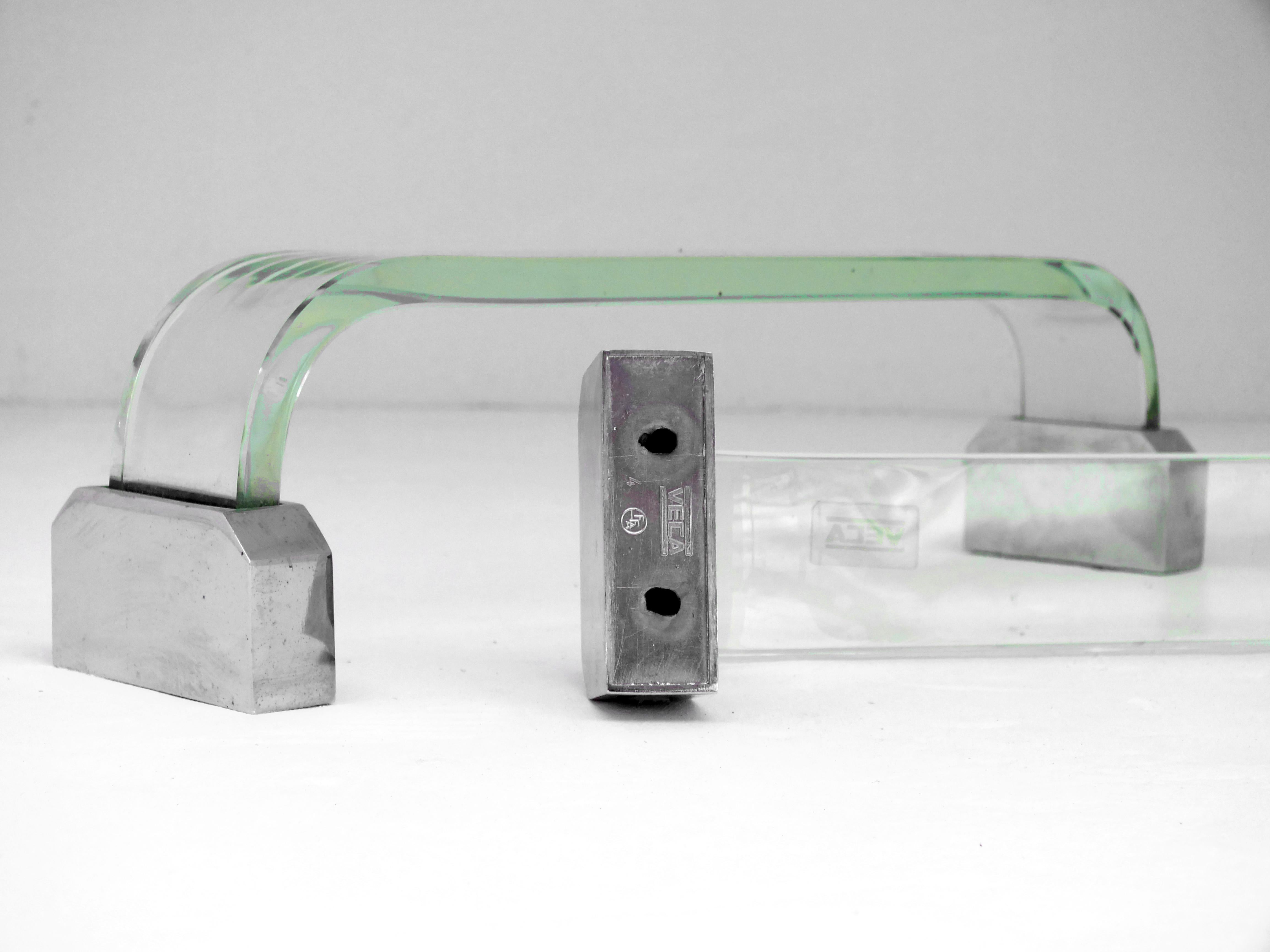 Art Glass Veca Italy product bathroom set in the years '70 in the manner of Fontana Arte For Sale