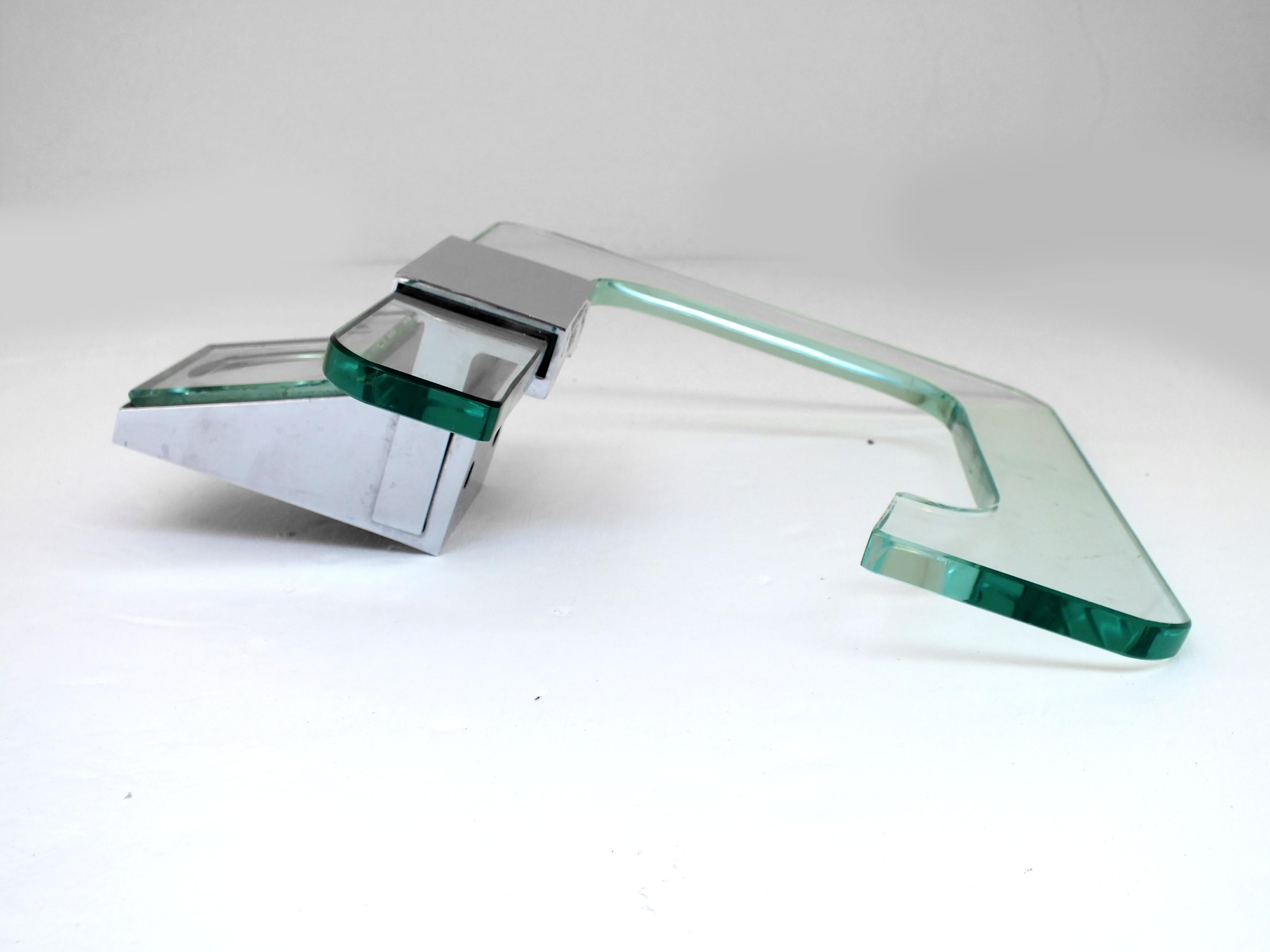 Veca Italy product bathroom set in the years '70 in the manner of Fontana Arte For Sale 1