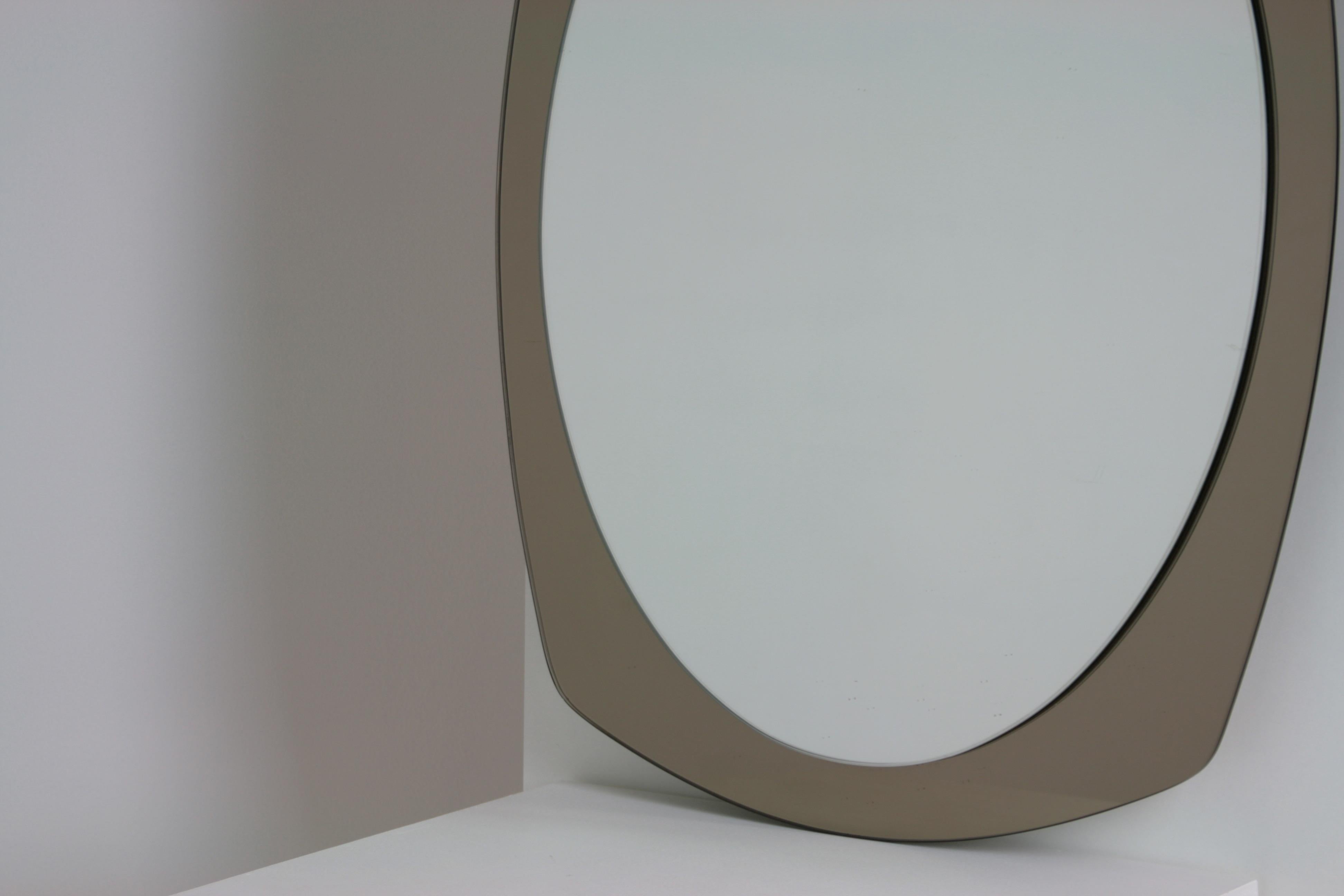 Miroir ovale Veca, Italie 1960 en vente 4
