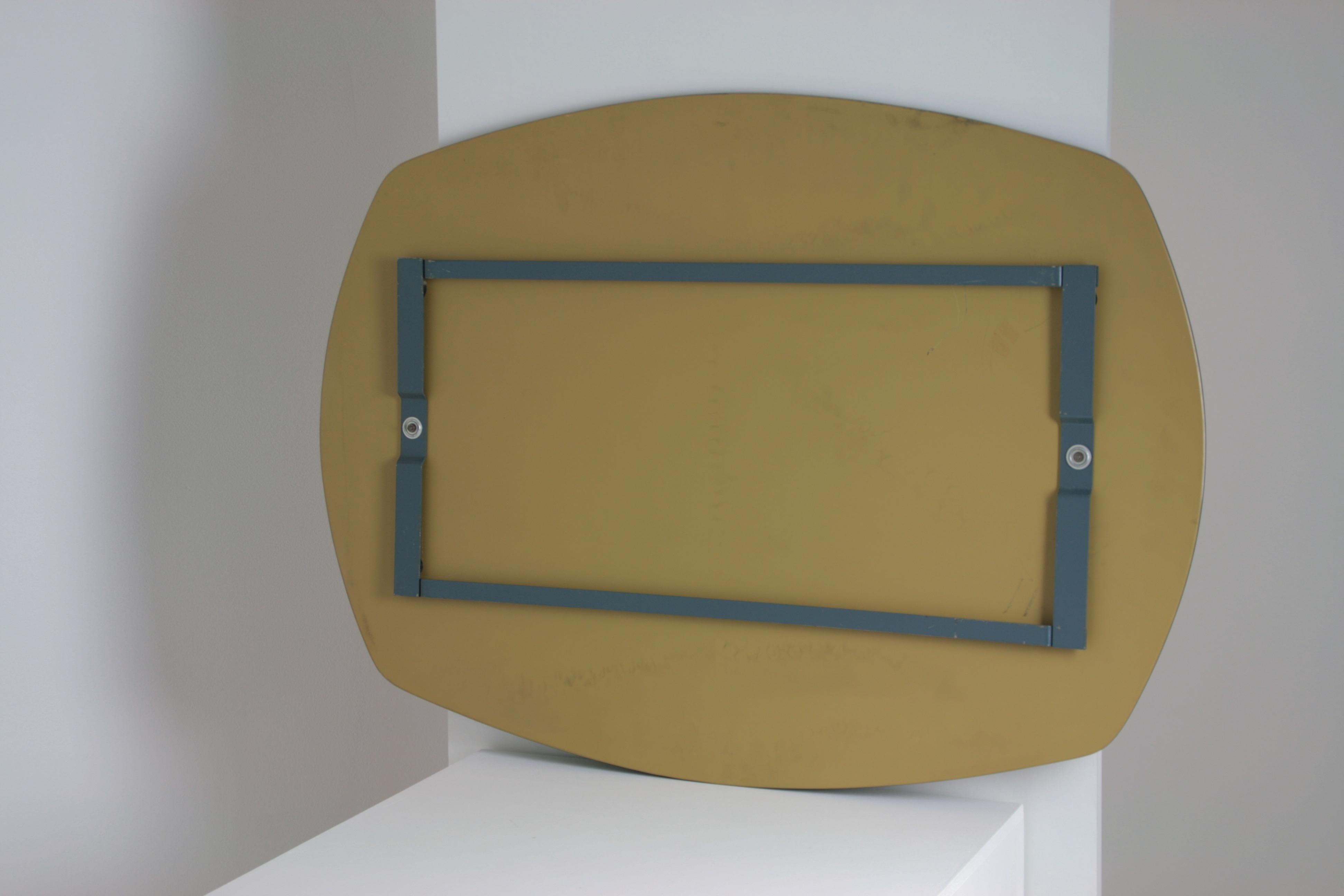 italien Miroir ovale Veca, Italie 1960 en vente