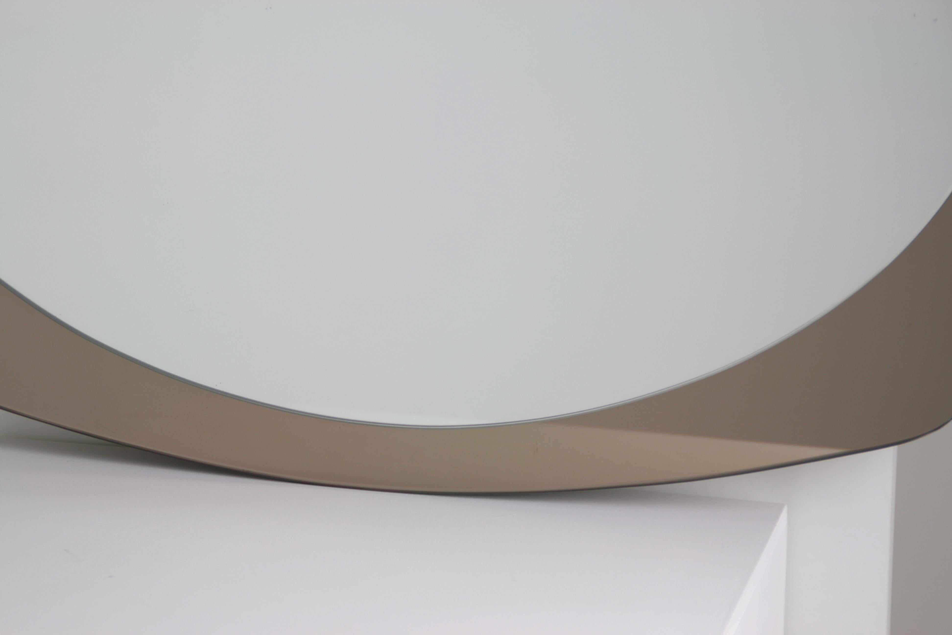 Miroir ovale Veca, Italie 1960 Excellent état - En vente à GRENOBLE, FR