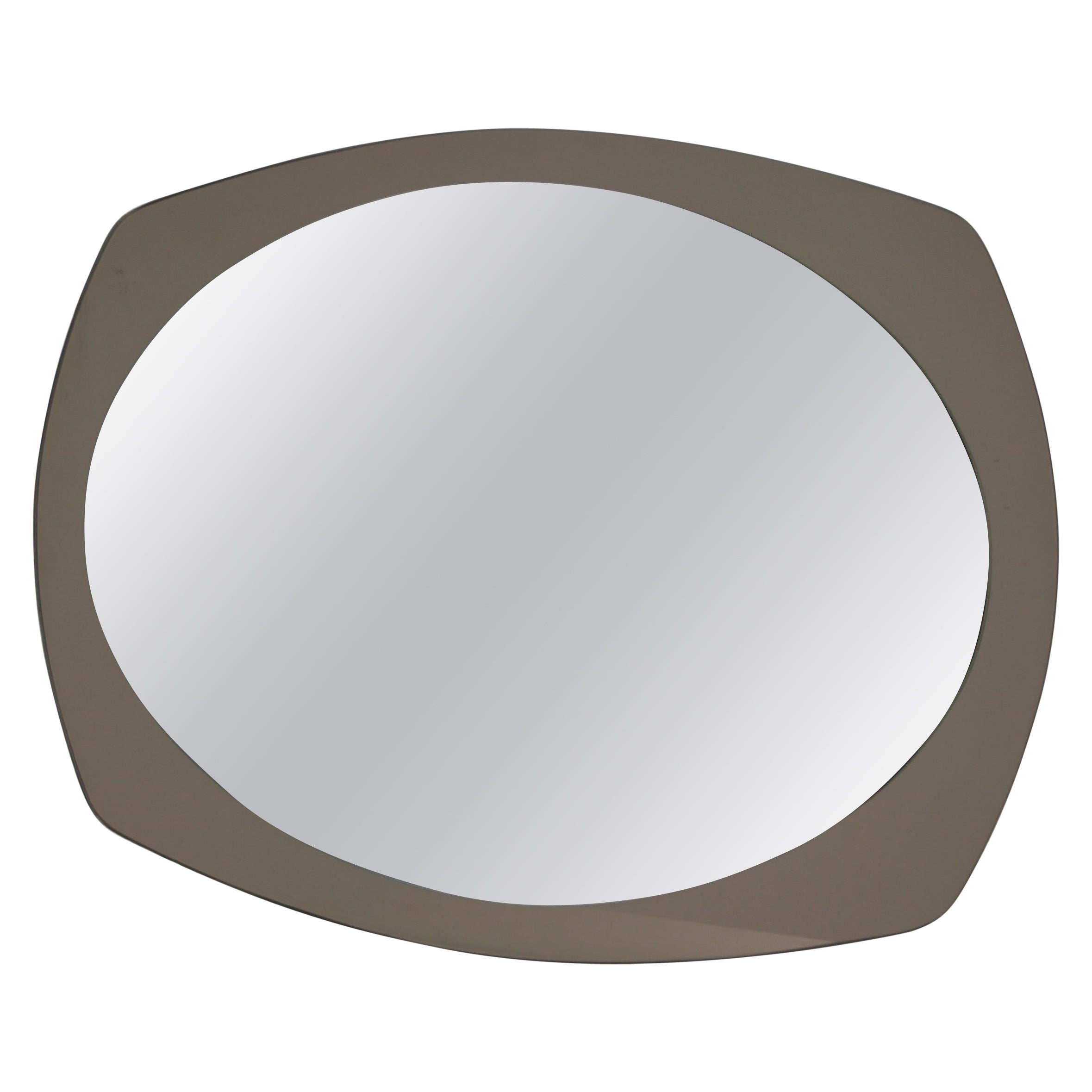 Miroir ovale Veca, Italie 1960 en vente