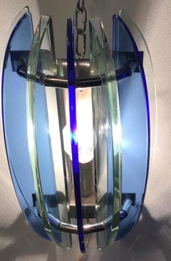 Apliques Veca Vidrio Metal Vidrio, 1955, Italia