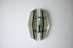 Veca Wall Lamp, Murano Glass, Italy, 1970