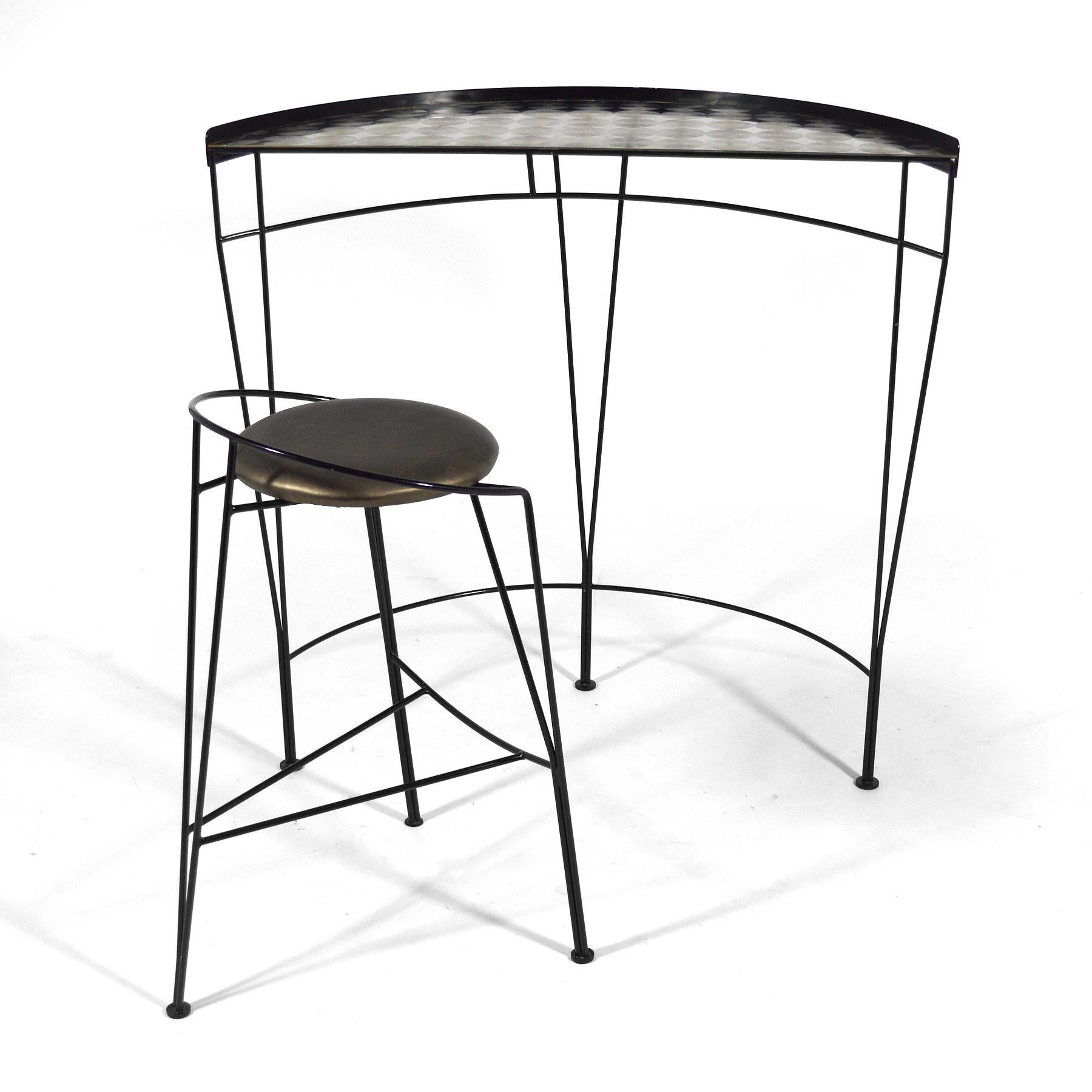 American Vecta Beylerian Collection Table & Stool For Sale