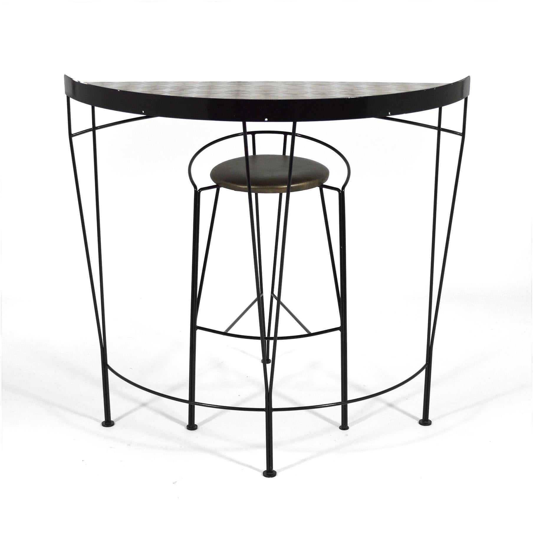 Late 20th Century Vecta Beylerian Collection Table & Stool For Sale