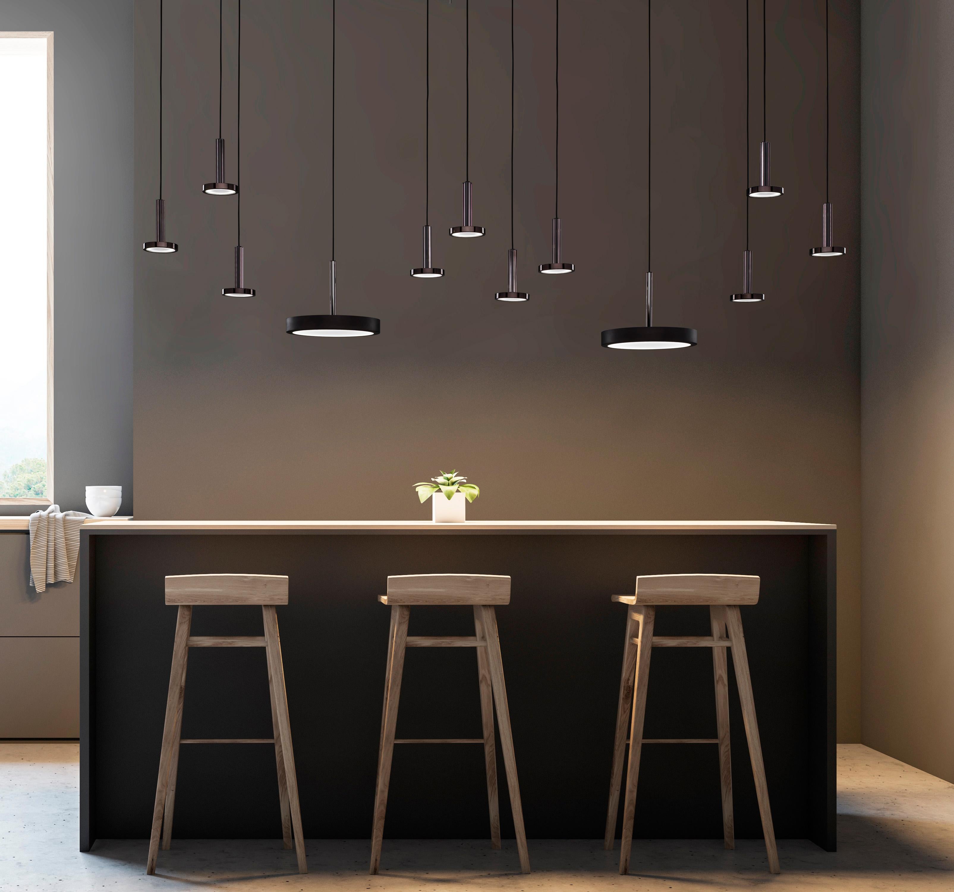 Postmoderno Lampada a sospensione Vector 10 di Euroluce Lampadari in vendita
