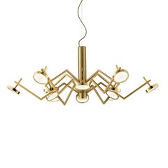 Vector Gold Metal Chandelier