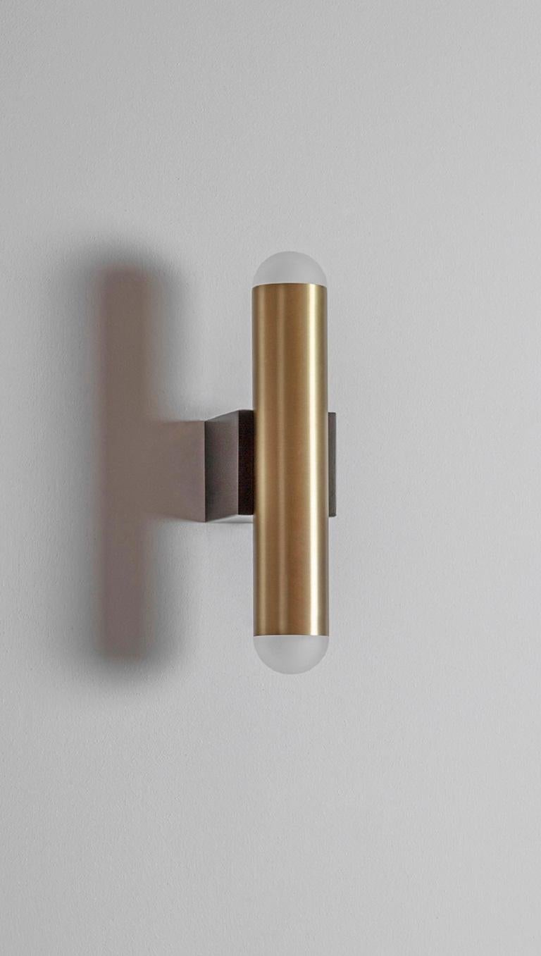 Post-Modern Vector Wall Lamp by Square in Circle For Sale