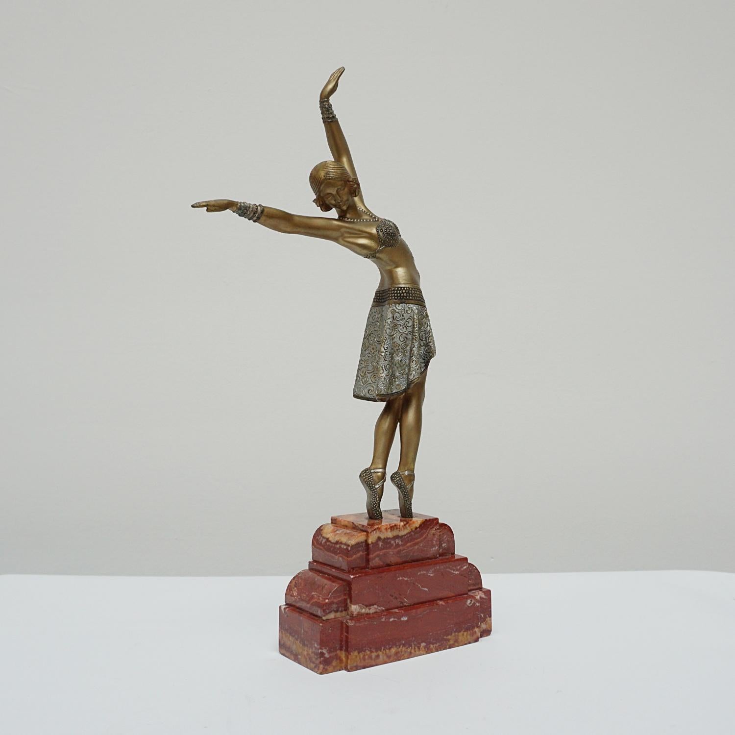 'Vedette' Original Sculpture by Demetre Chiparus 2