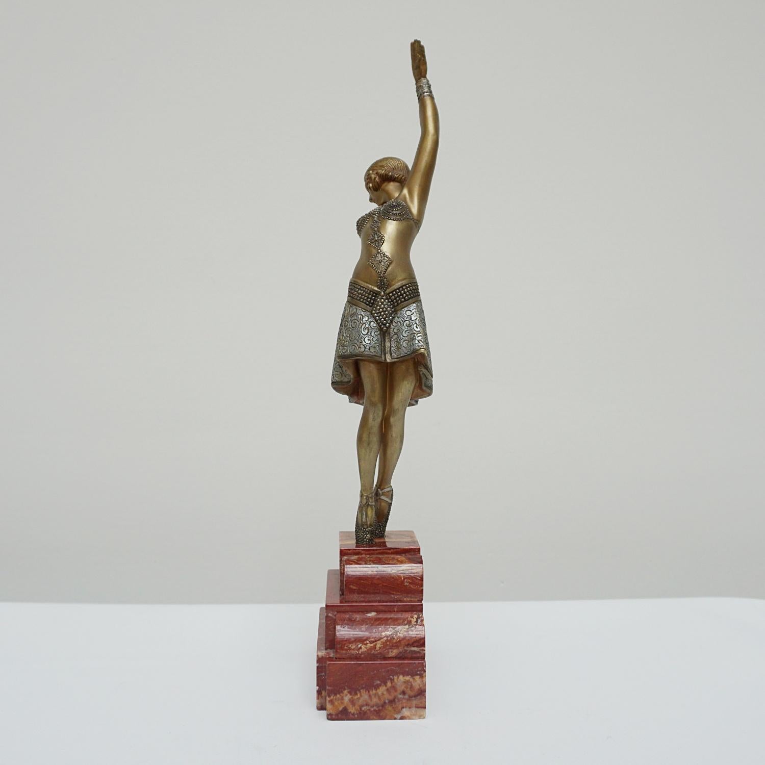 French 'Vedette' Original Sculpture by Demetre Chiparus