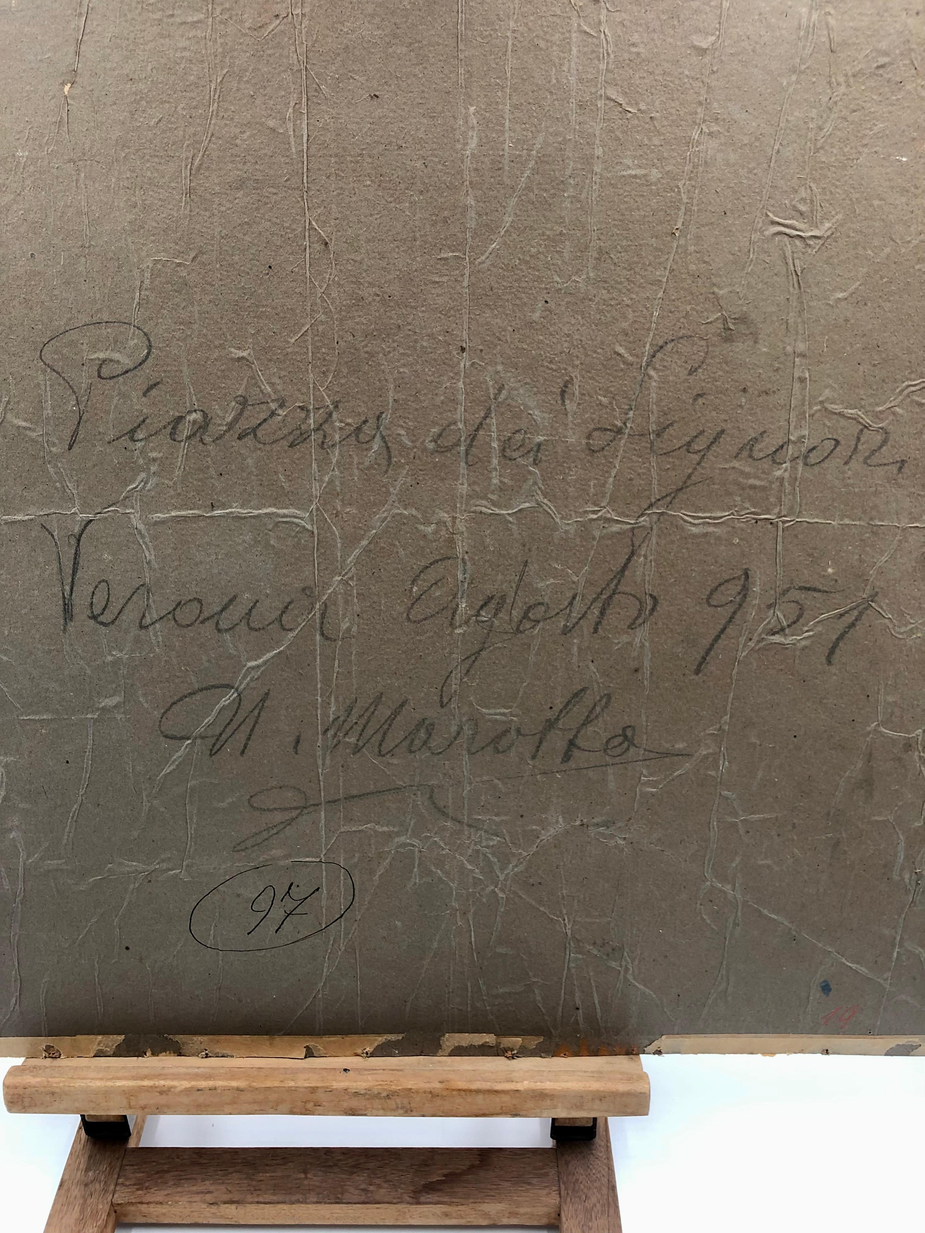 Italian Veduta di Piazza dei Signori di Verona di Ulderico Marotto