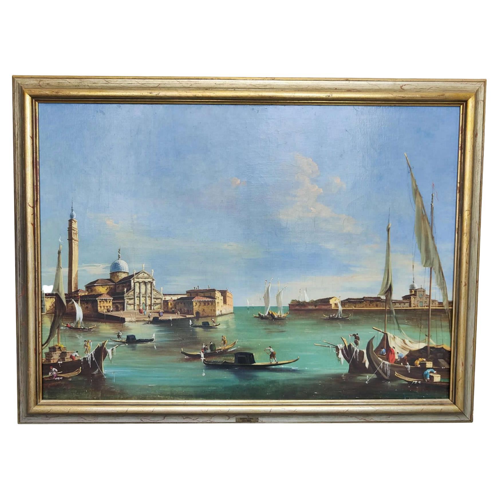 Veduta di Venezia di Giuseppe Ponga For Sale