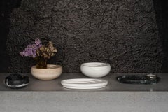 Vega Tray Marble Flower Vase and Candleholder