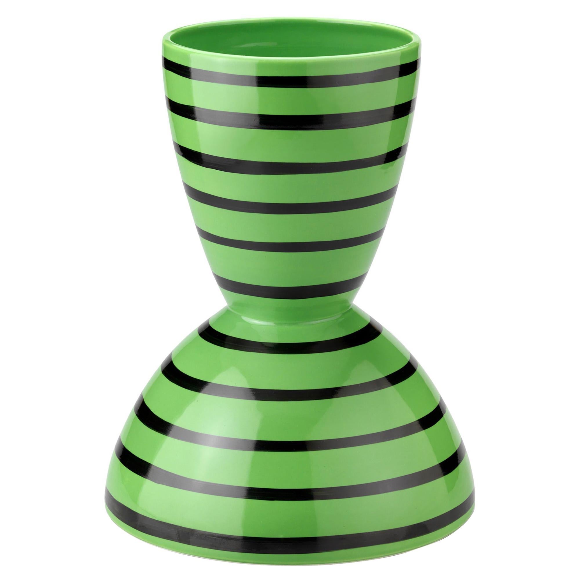 Vegas Ceramic Vase by Roger Selden for Post Design Collection/Memphis For Sale