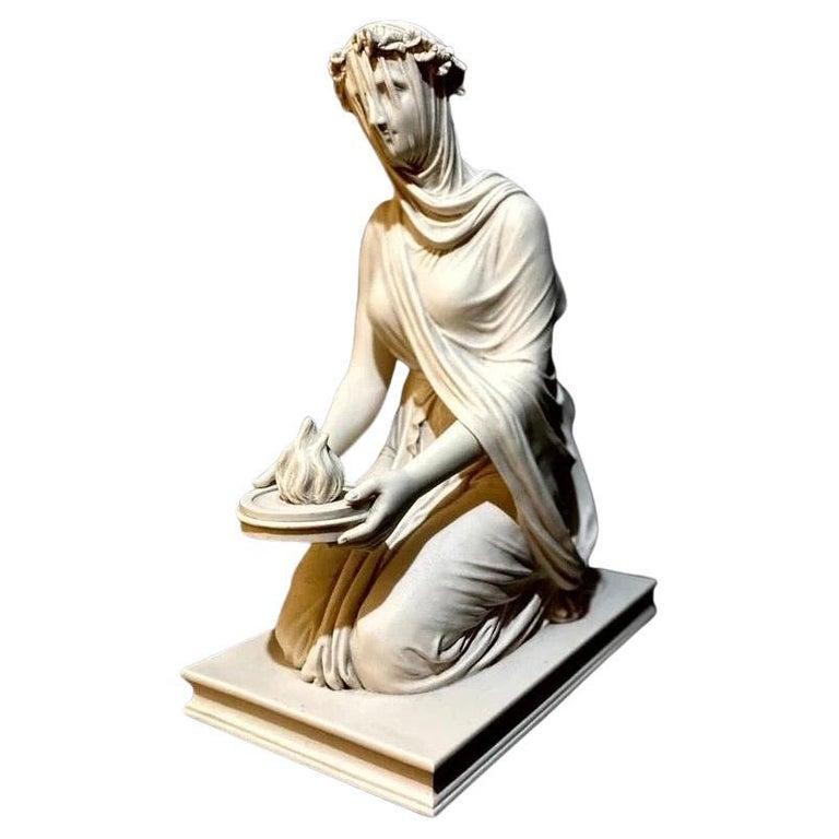 Statua di donna velata Scultura a busto, 20° secolo In condizioni ottime in vendita a Southall, GB