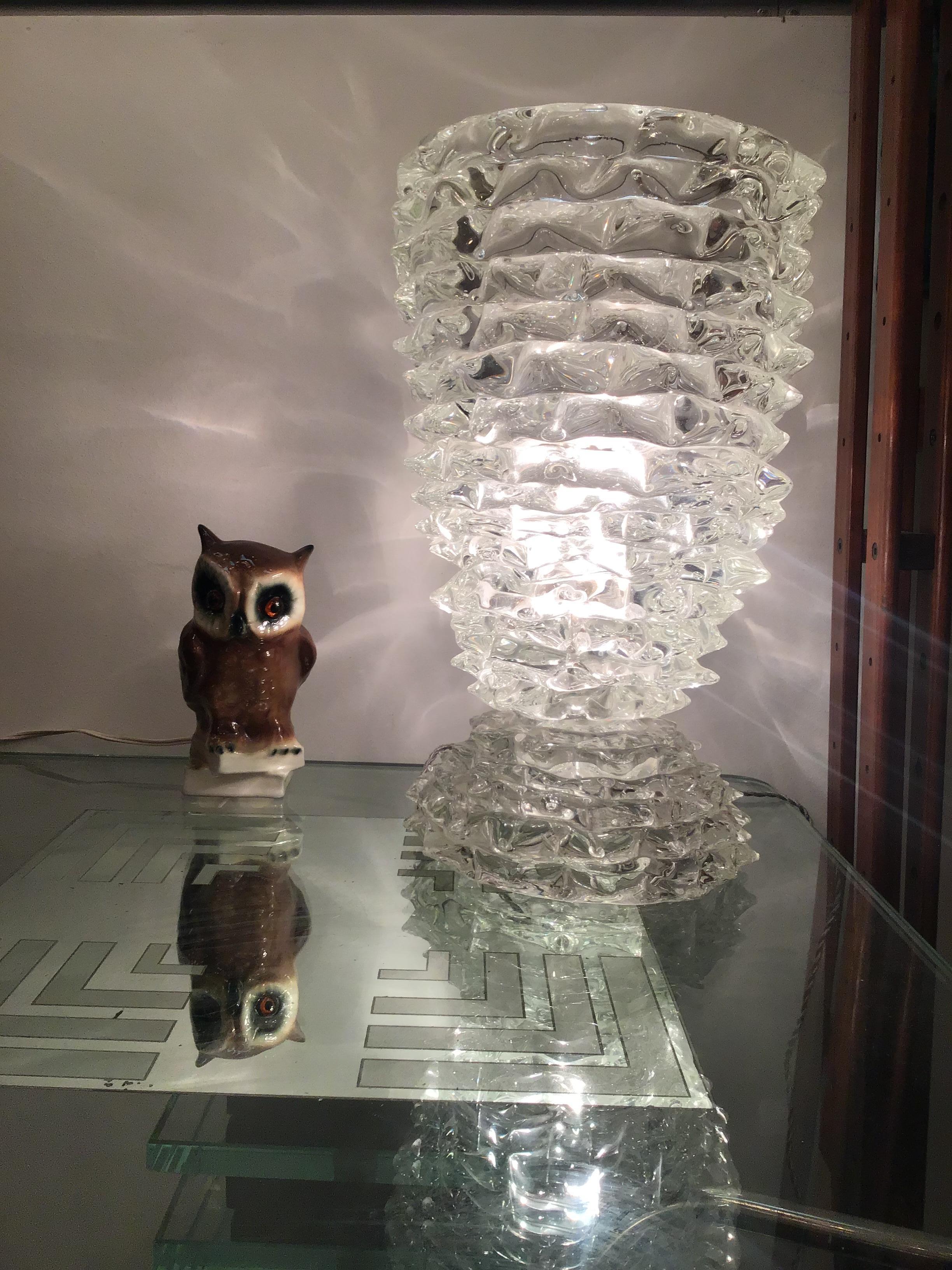 Italian Veilleuse “Capodimonte “ Owl 1950 Italy For Sale