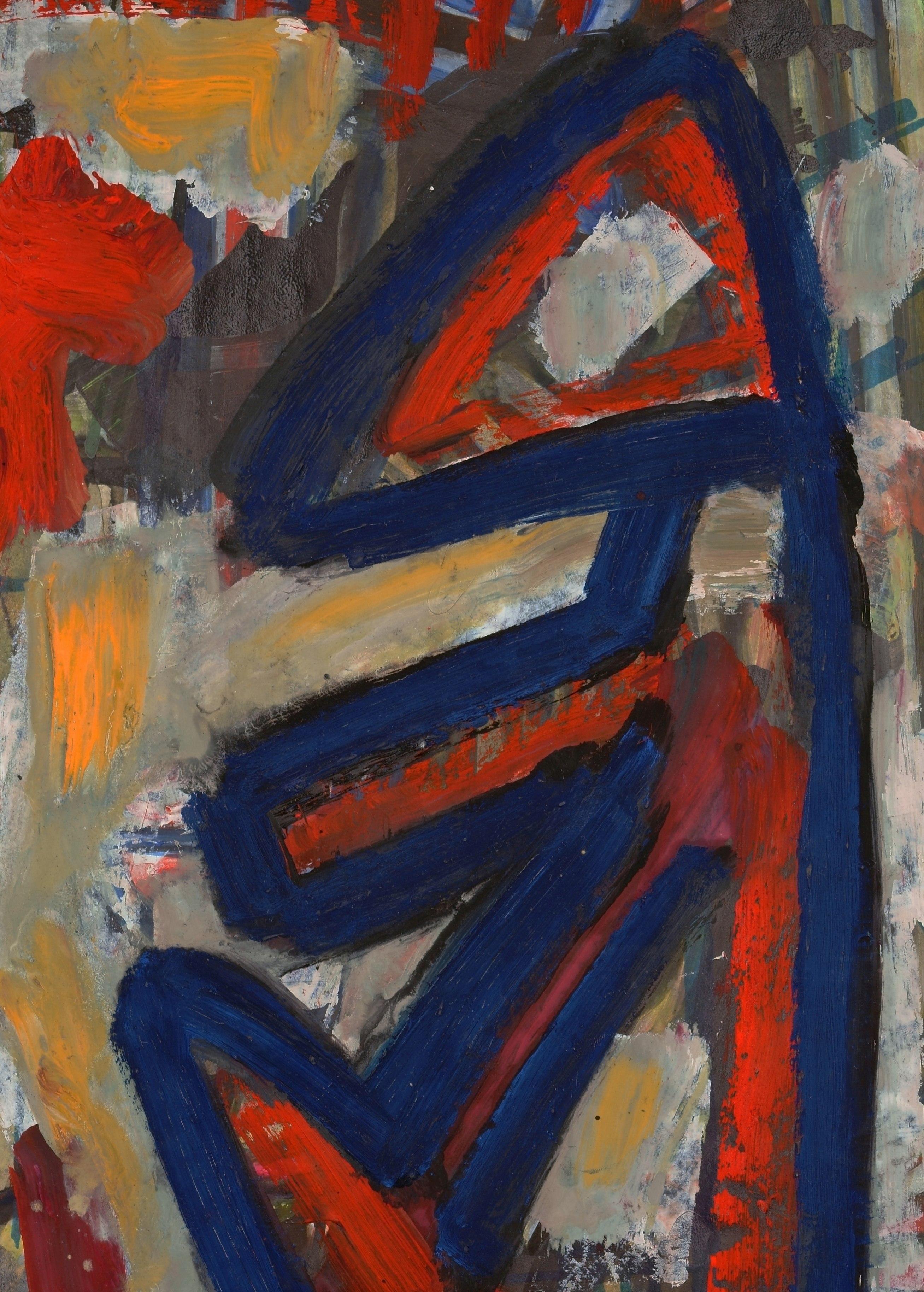 Rare Animal / - Abstract figuration - - Painting by Veit Hofmann