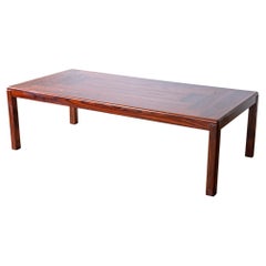 Vejle Stole and Mbelfabrik Danish Rosewood Rectangular Coffee Cocktail Table