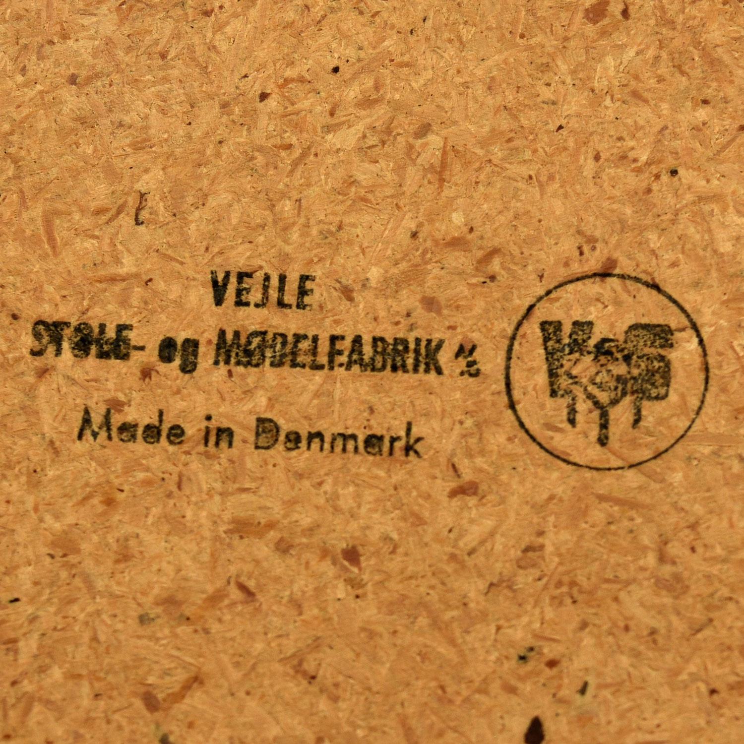 Mid-20th Century Draw Leaf Expanding Vejle Stole Danish Teak Dining Table