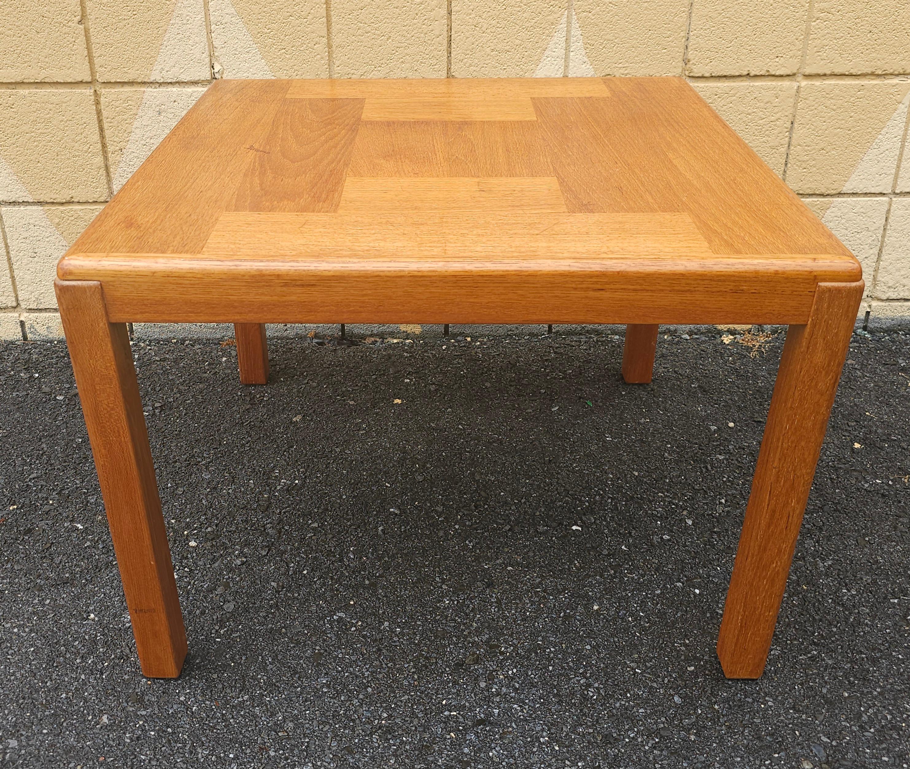 Scandinavian Modern Vejle Stole & Møbelfabrik Danish Modern Teak Side Table For Sale