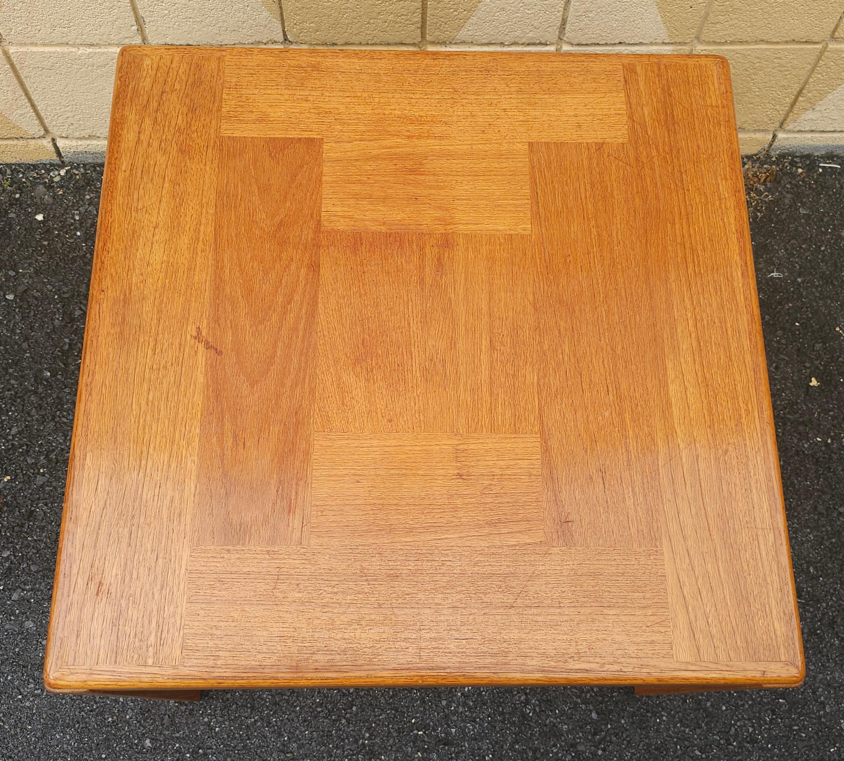 20th Century Vejle Stole & Møbelfabrik Danish Modern Teak Side Table For Sale
