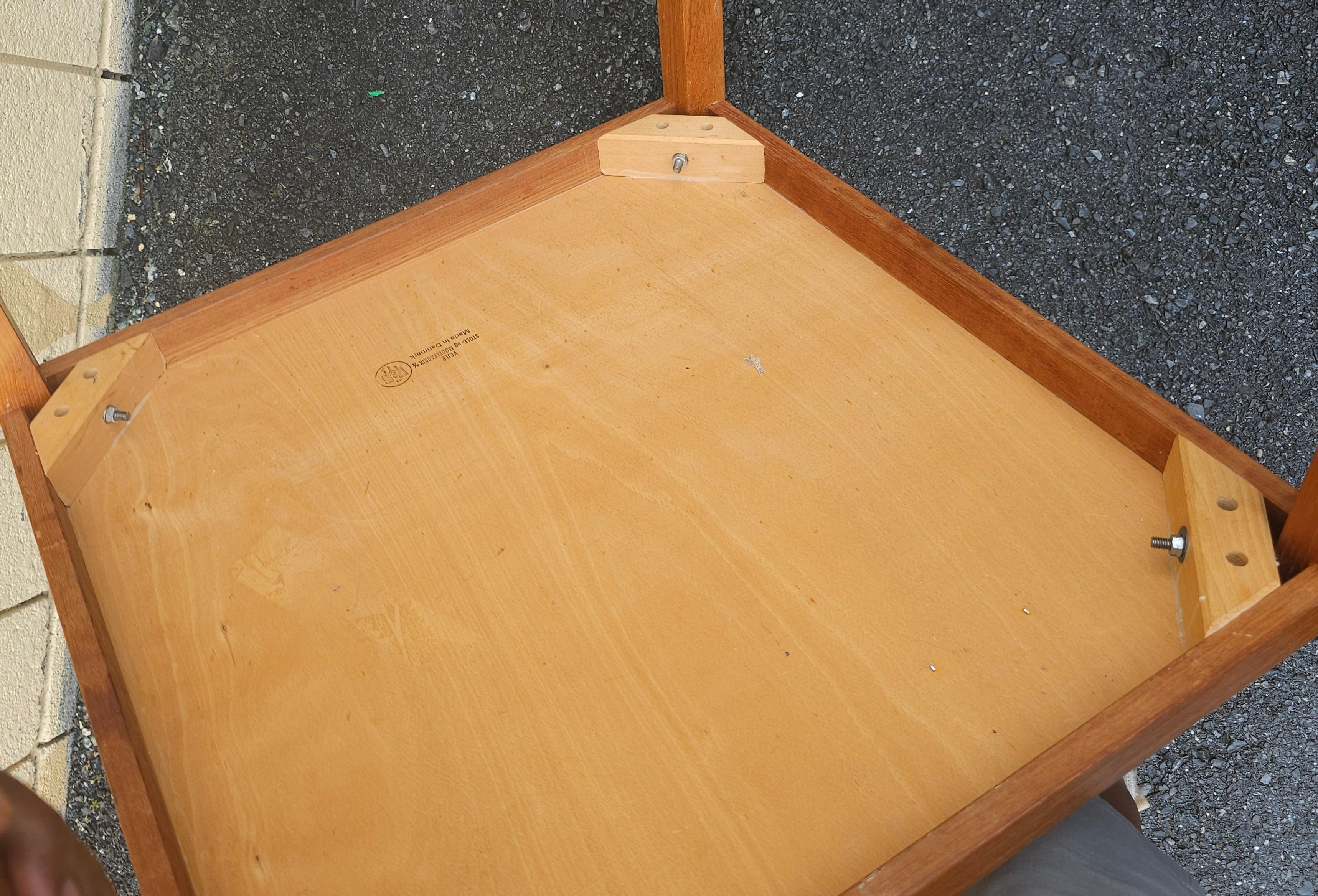 Vejle Stole & Møbelfabrik Danish Modern Teak Side Table For Sale 2