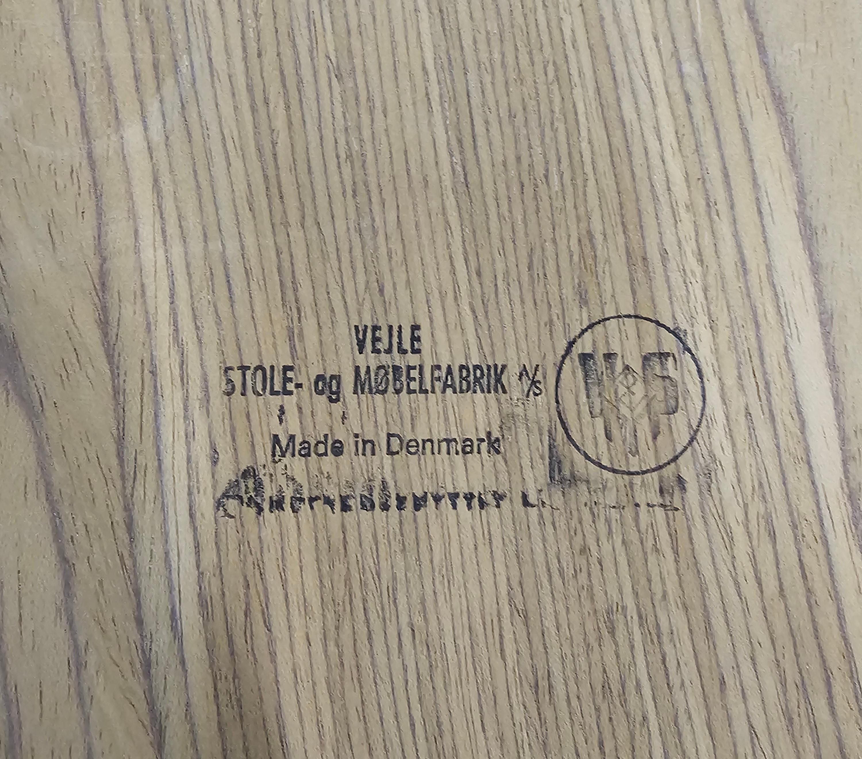Vejle Stole & Mobelfabrik Scandinavian Modern Solid Teak Square Side Table For Sale 1