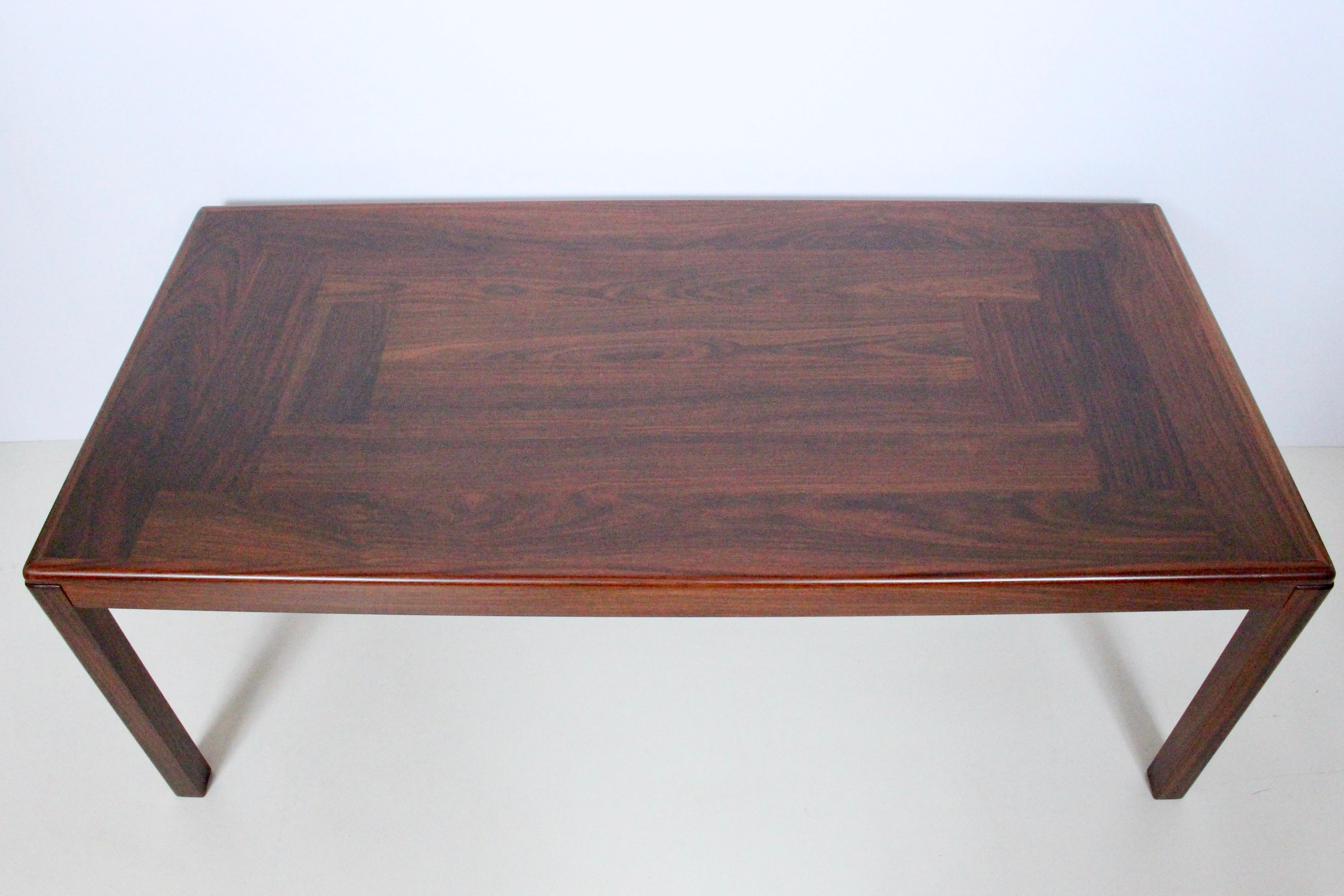 Vejle Stole Og Mobelfabrik Rosewood Coffee Table, 1960's In Good Condition For Sale In Bainbridge, NY