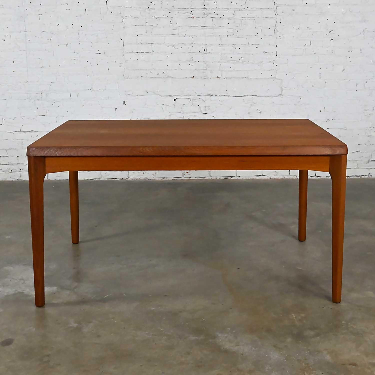 Vejle Stole Scandinavian Modern Teak Extension Dining Table by Henning Kjaernulf For Sale 3