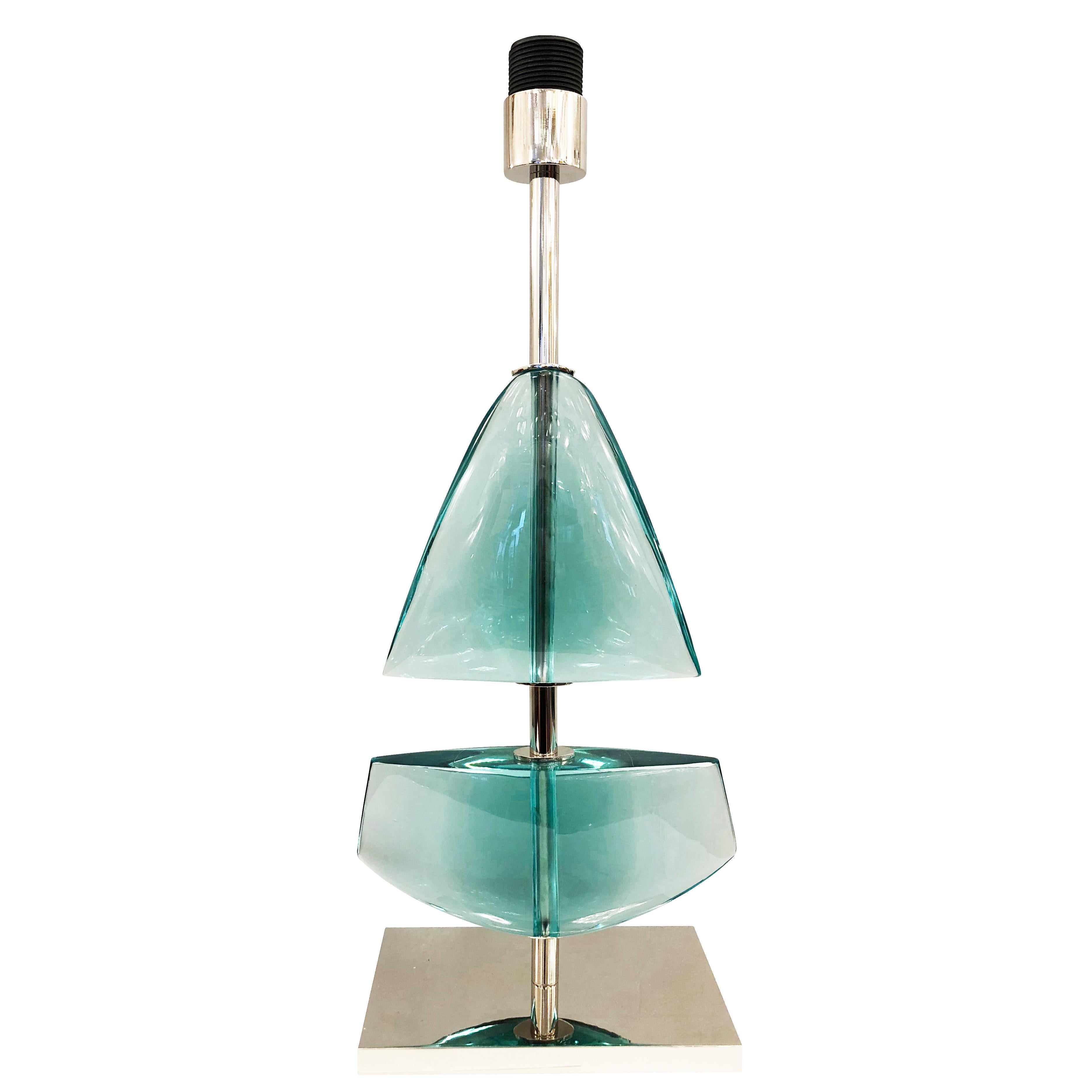 Modern Vela Table Lamp by Effetto Vetro for Gaspare Asaro