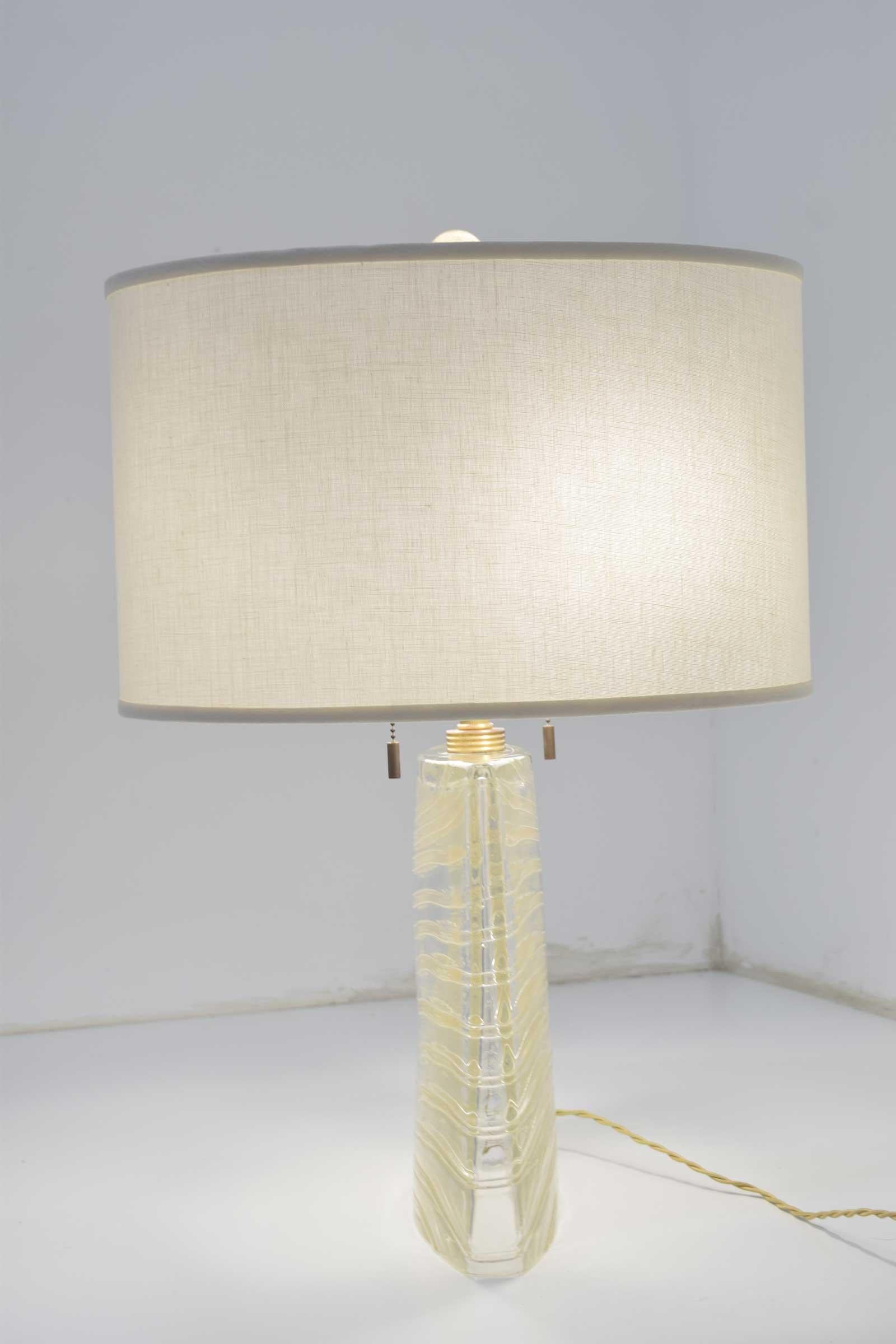 Vela Venetian Glass Lamp by Donghia 2