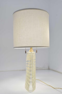 Vela Venetian Glass Lamp by Donghia