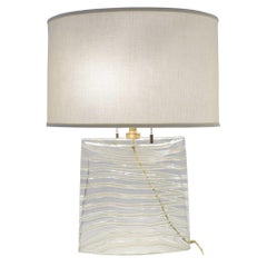 Vela Venetian Glass Lamp by Donghia