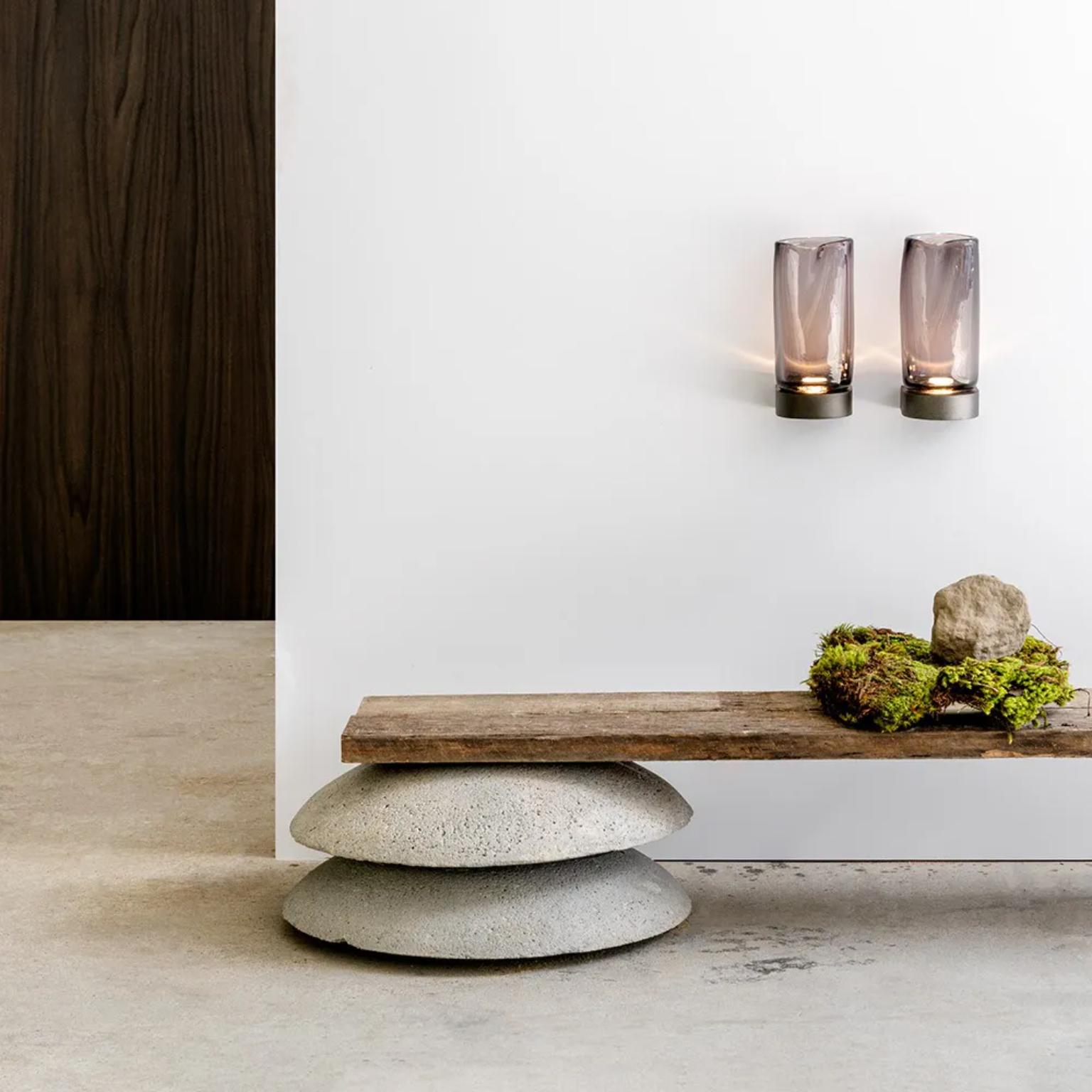 Contemporary Vela Wall Sconce by WJ Luminaires For Sale