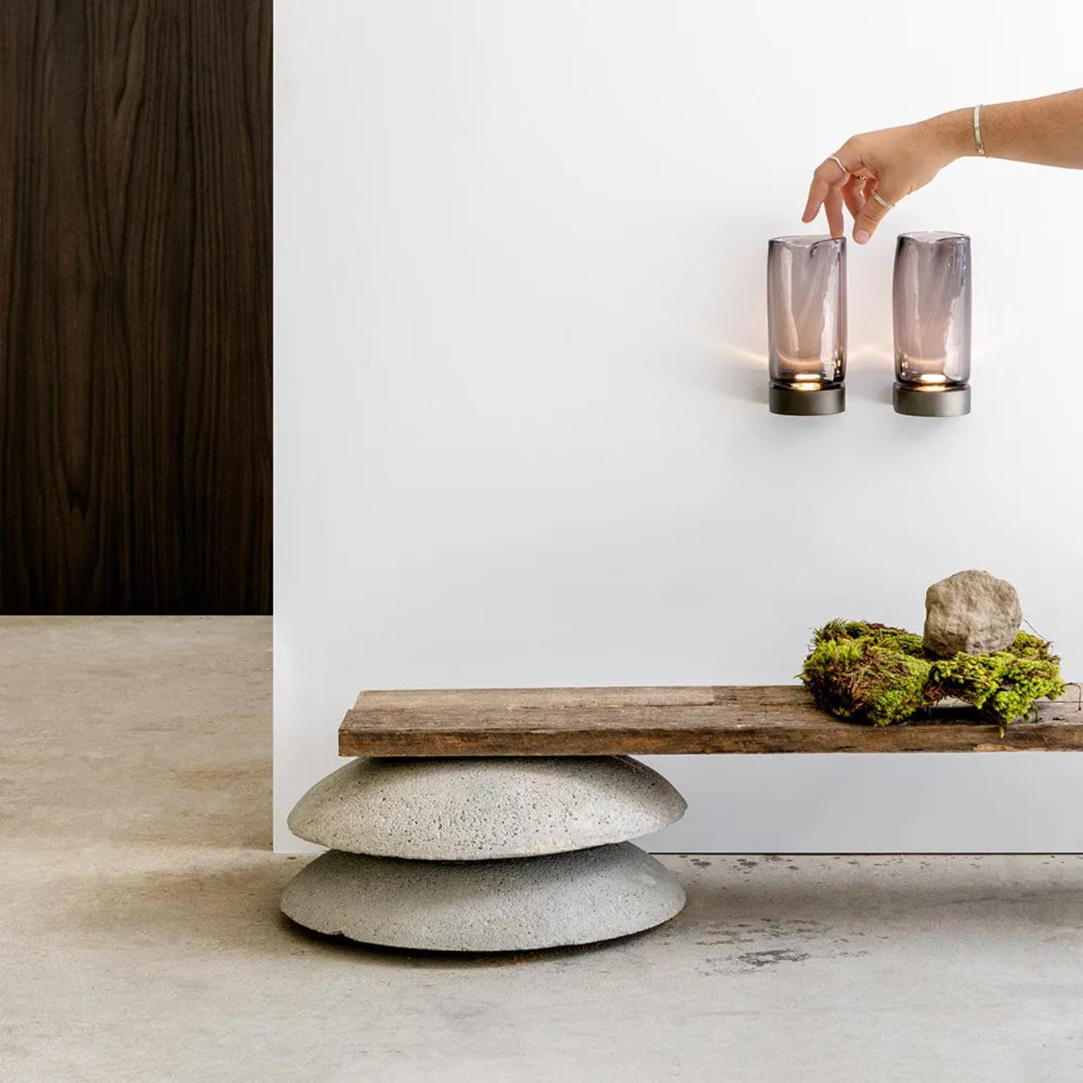 Aluminum Vela Wall Sconce by WJ Luminaires For Sale
