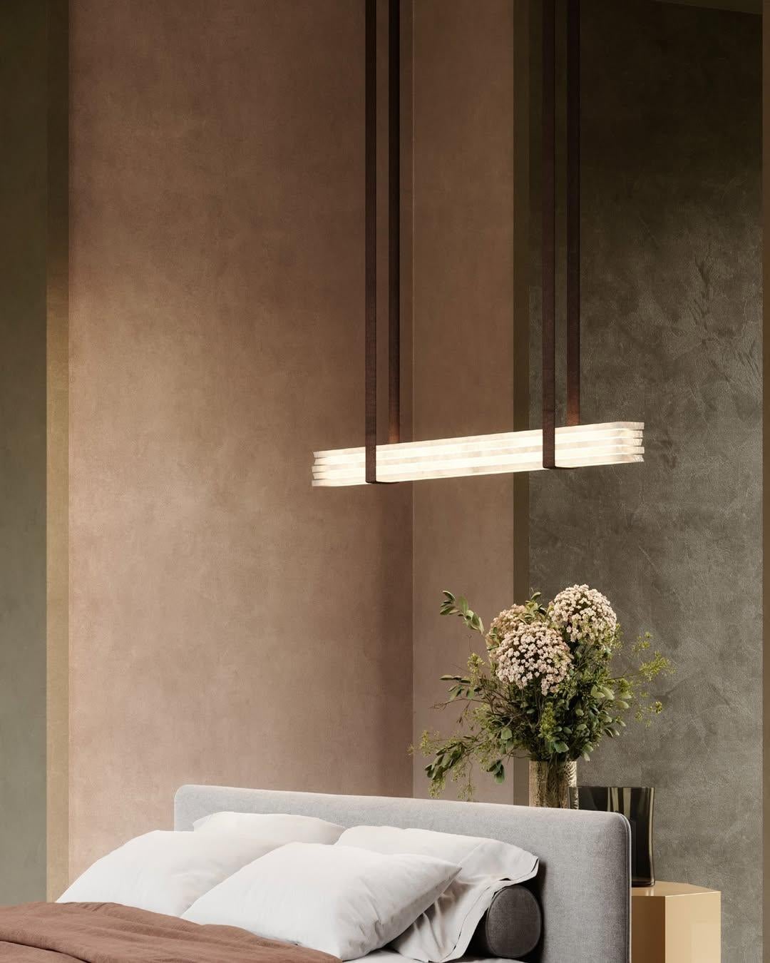 Velathri Alabaster Applique Wall Sconce by Alabastro Italiano
Dimensions: D 5 x W 14 x H 60cm
Materials: Alabaster, Metal

Other Metal finishes: Shiny Silver, Bronze, Brushed Brass, Ruggine of Florence, Brushed Burnished, Shiny Gold, Brushed Black,