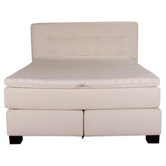 Velda Metropolitan Fabric Bed White Box Spring Bed