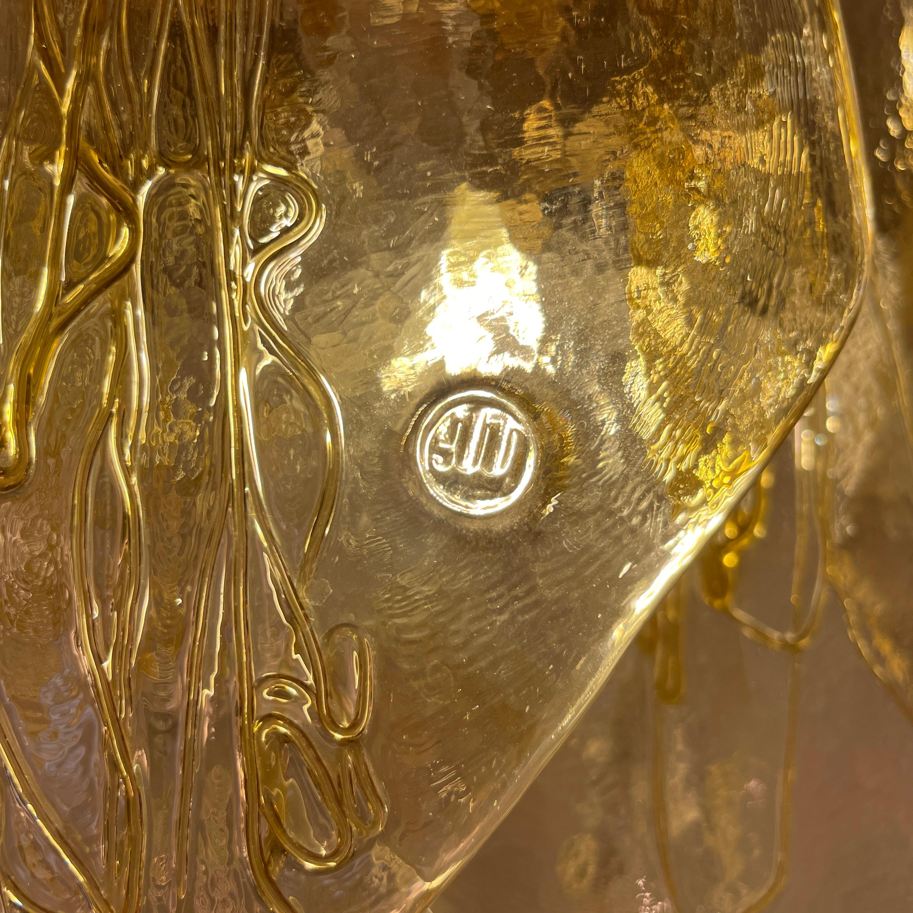 Vele, Murano Pendant Lamp by La Murrina, 1980s For Sale 3