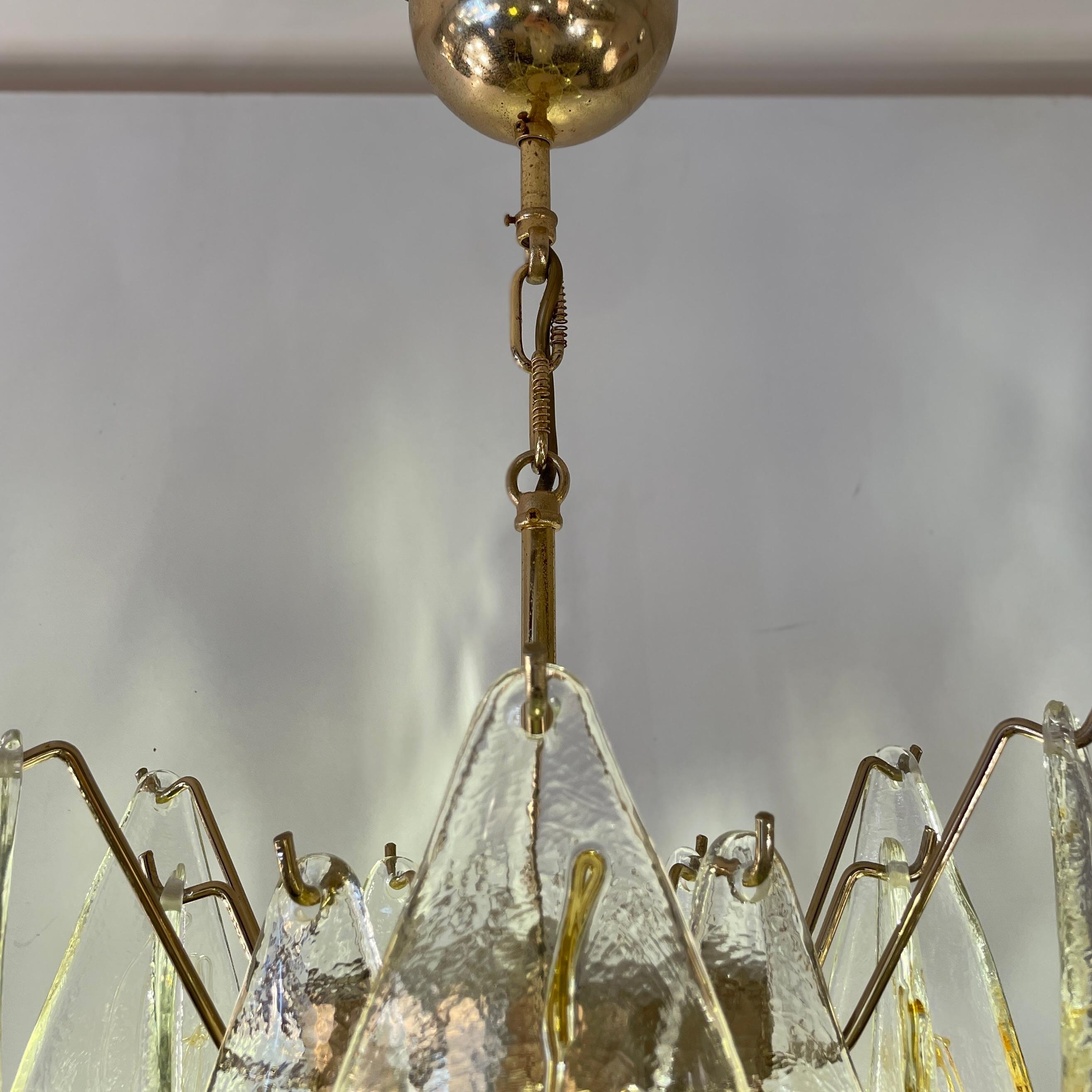 Hand-Crafted Vele, Murano Pendant Lamp by La Murrina, 1980s For Sale