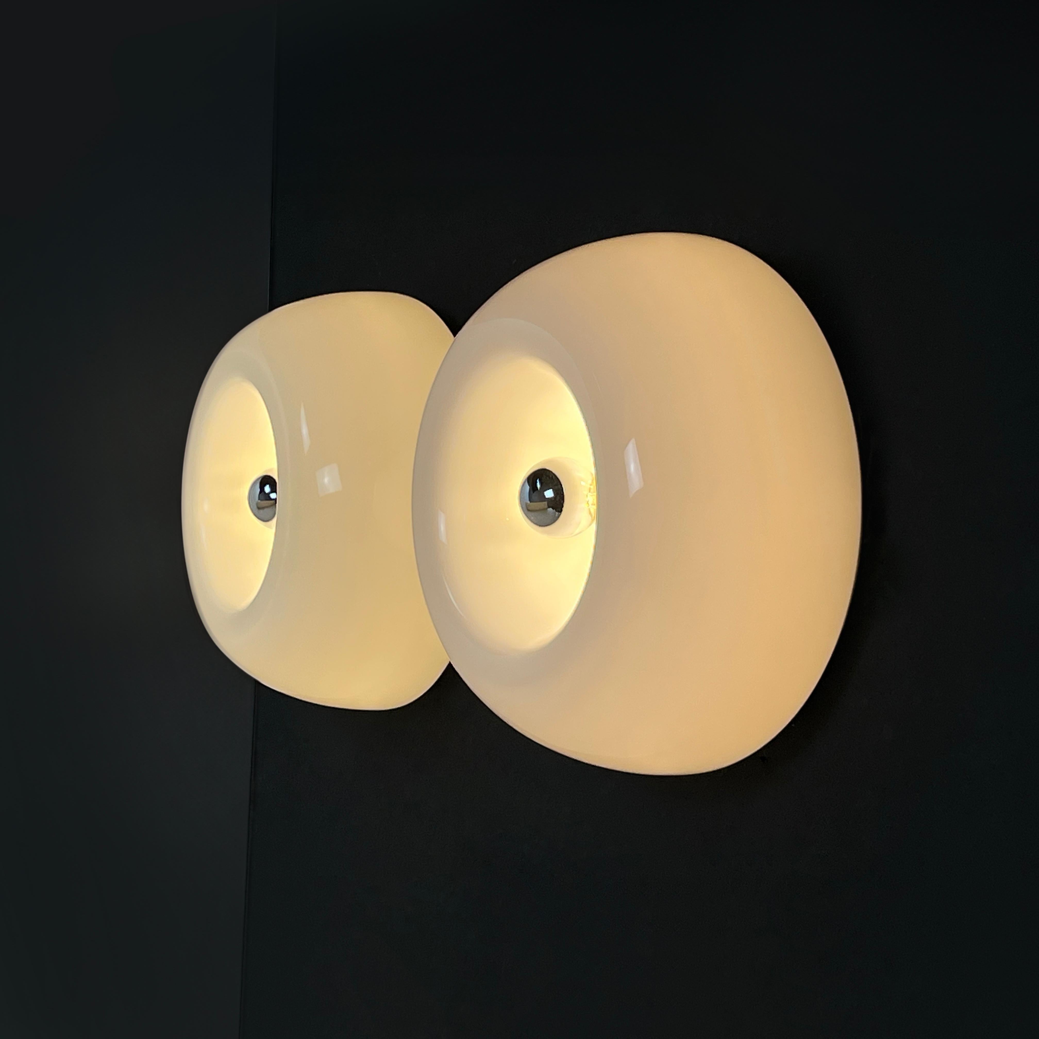 Metal Velella Flush Mount or Wall Lamp by Achille & Pier Giacomo Castiglioni for Flos
