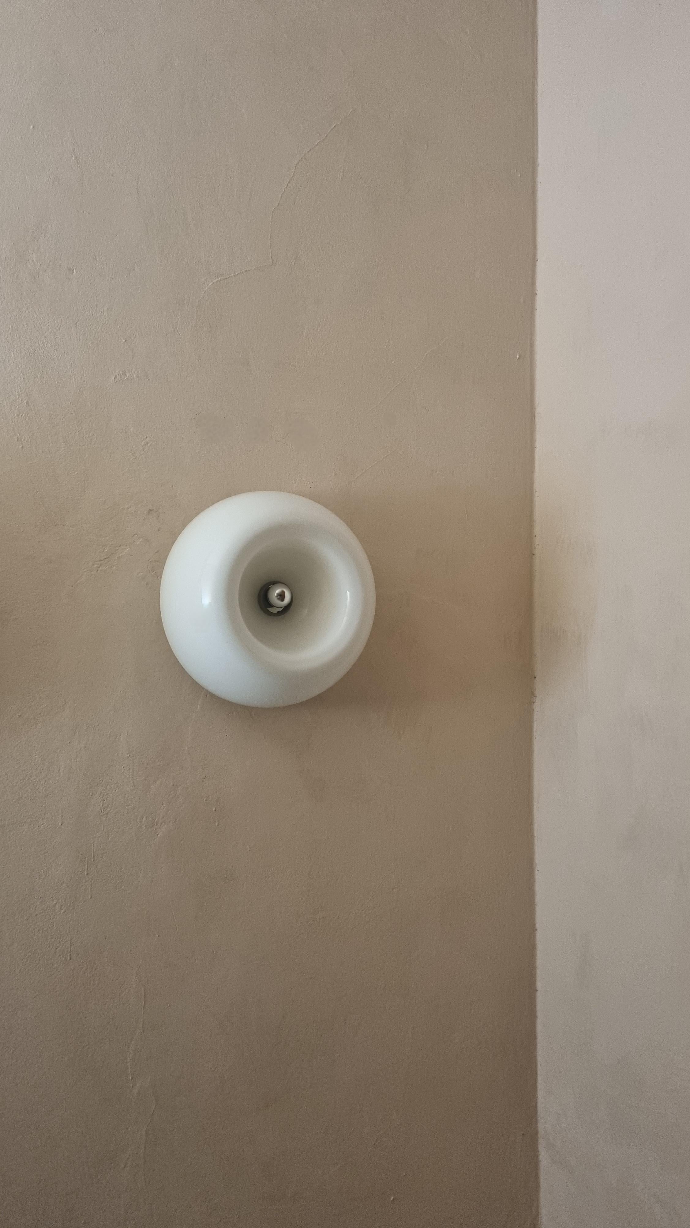 Mid-20th Century Velella wall sconces designed by Castiglioni brothers for Flos 1967 For Sale