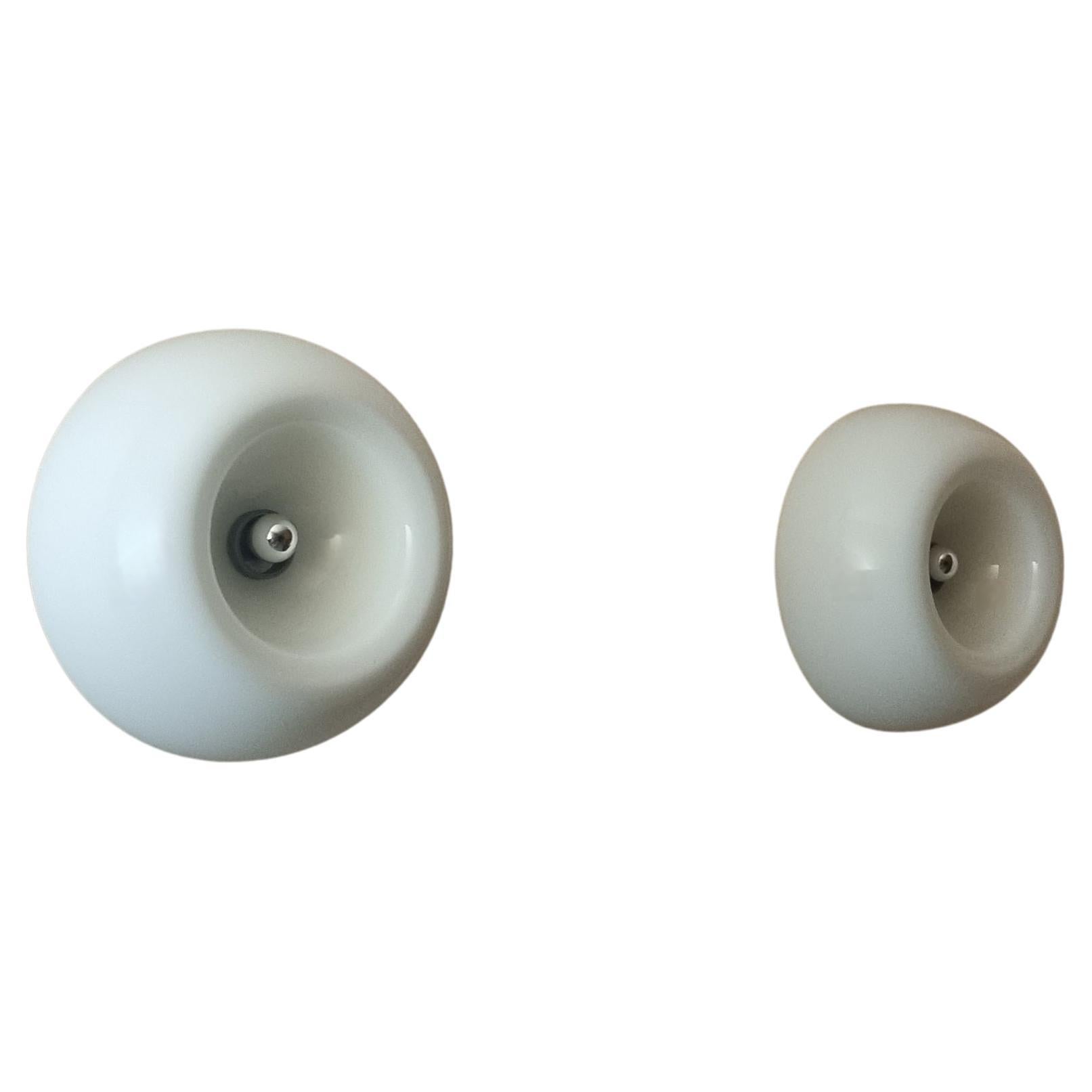 Velella wall sconces designed by Castiglioni brothers for Flos 1967 For Sale