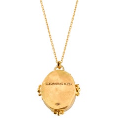 Veles Pendant in Turquoise, 18 Karat Yellow Gold